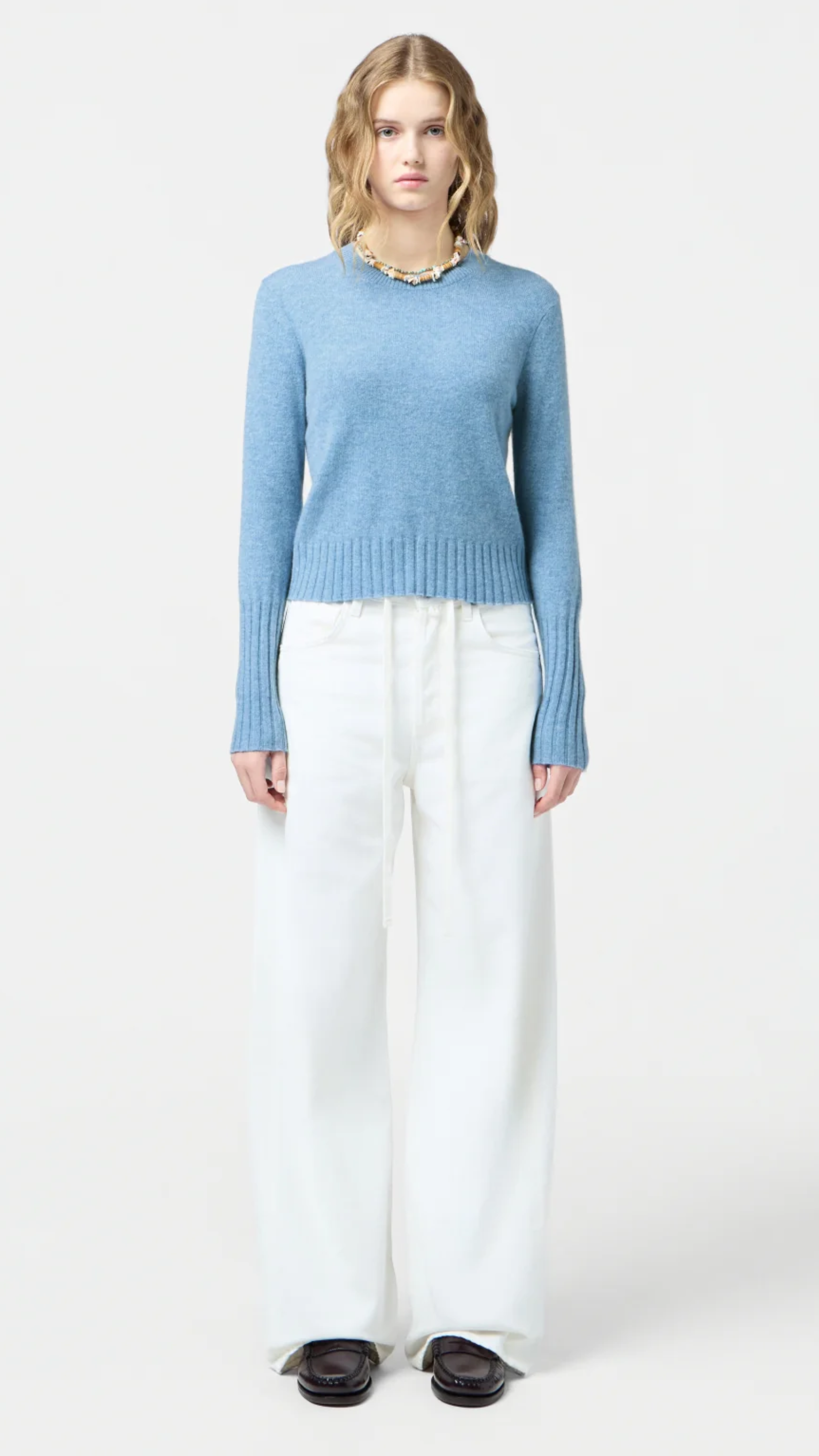 Guest in Residence Cashmere Shrunken Crew