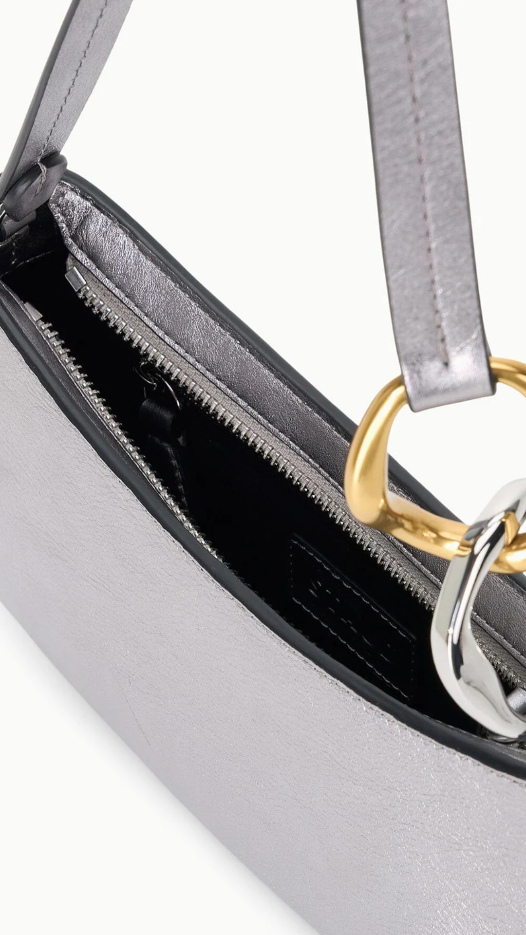 Staud Ollie Bag in Pewter