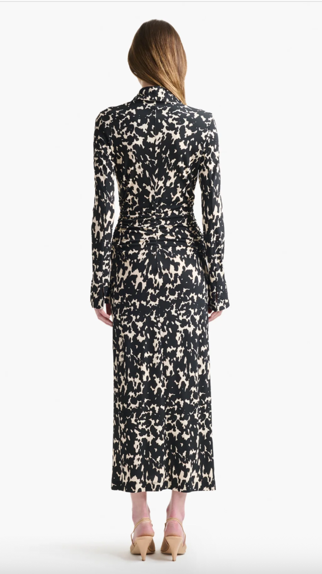 Altuzarra Claudia Dress in Tapioca Tortoise