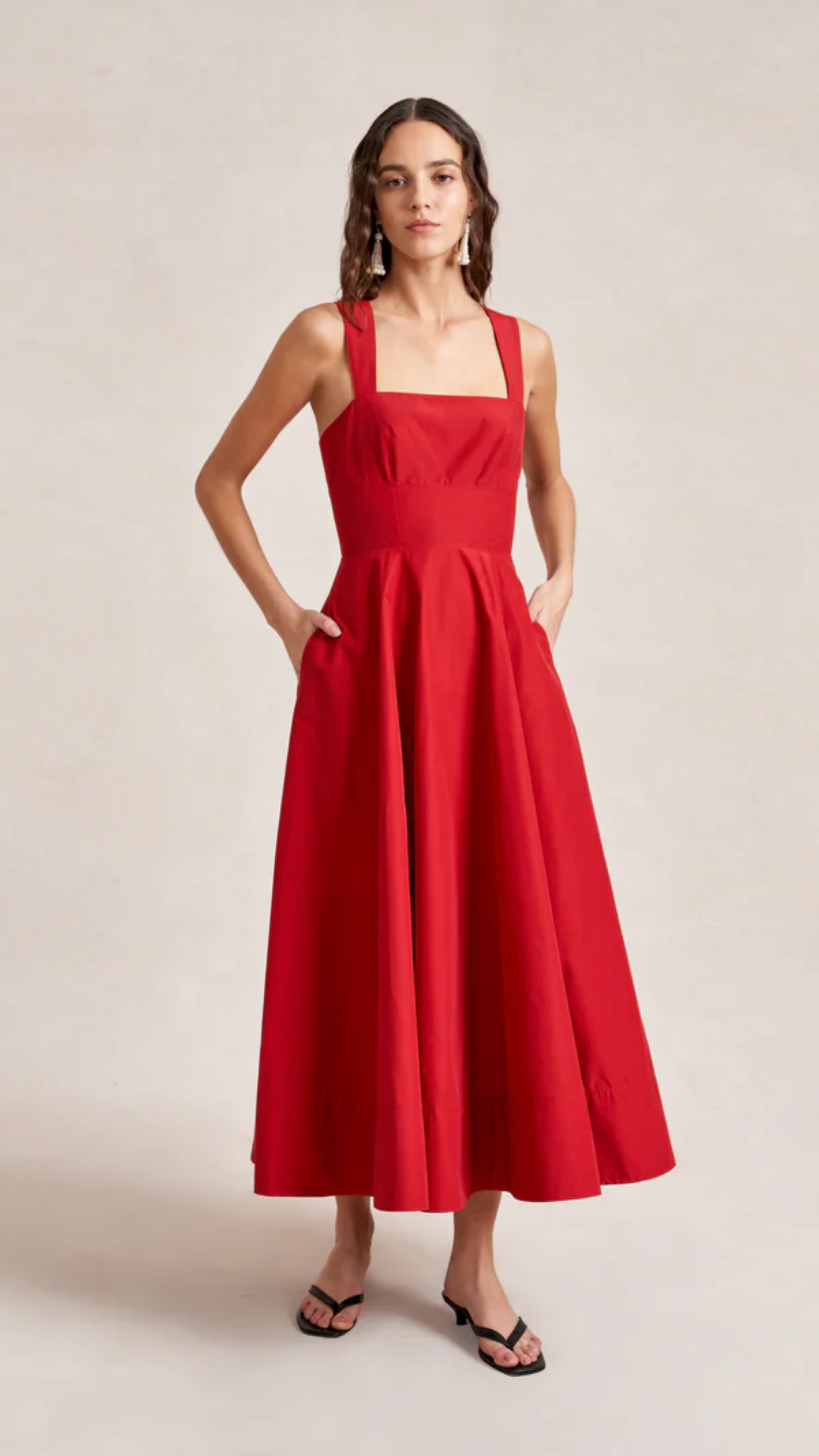 La Ligne Myrtle Dress in Lipstick