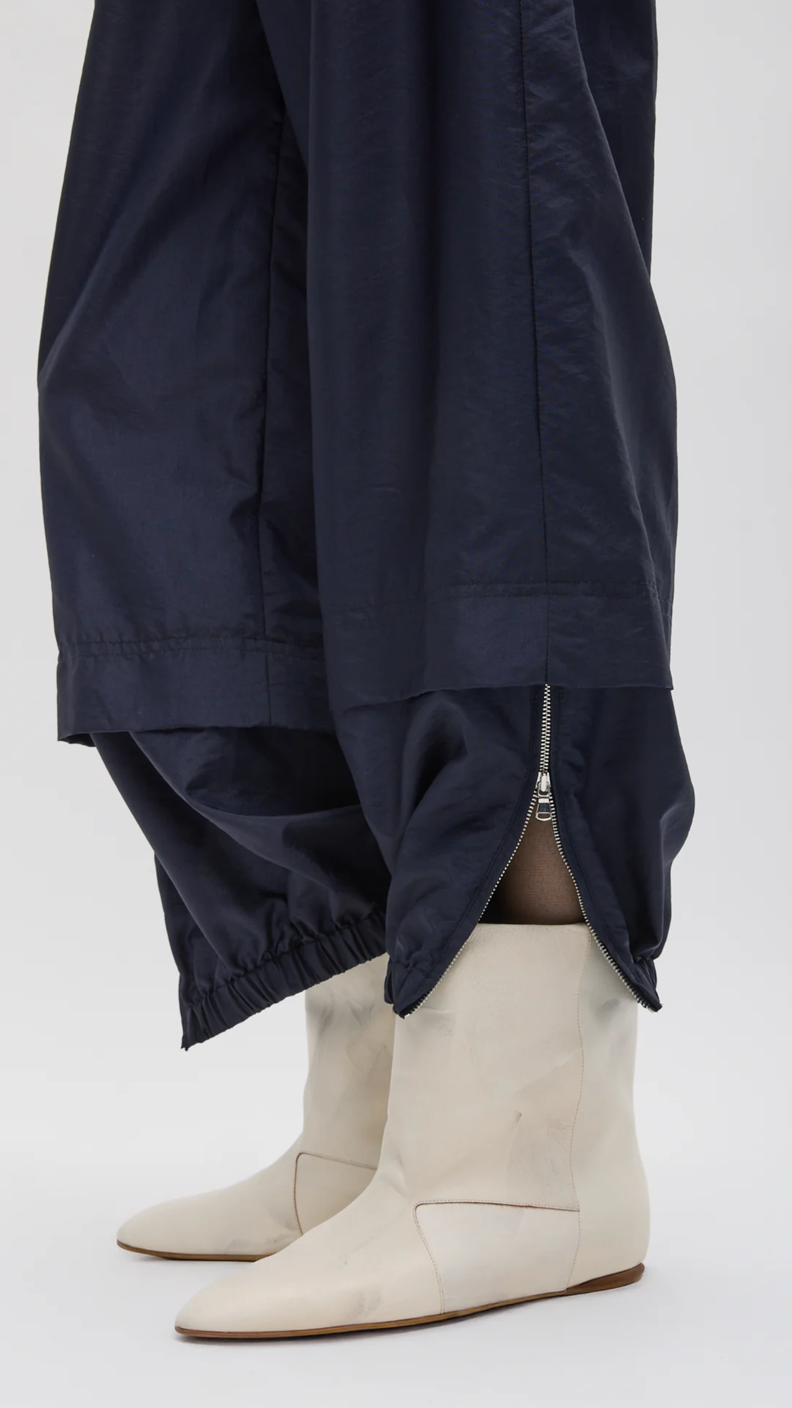 Tibi Crispy Nylon Wilt Pull On Jogger