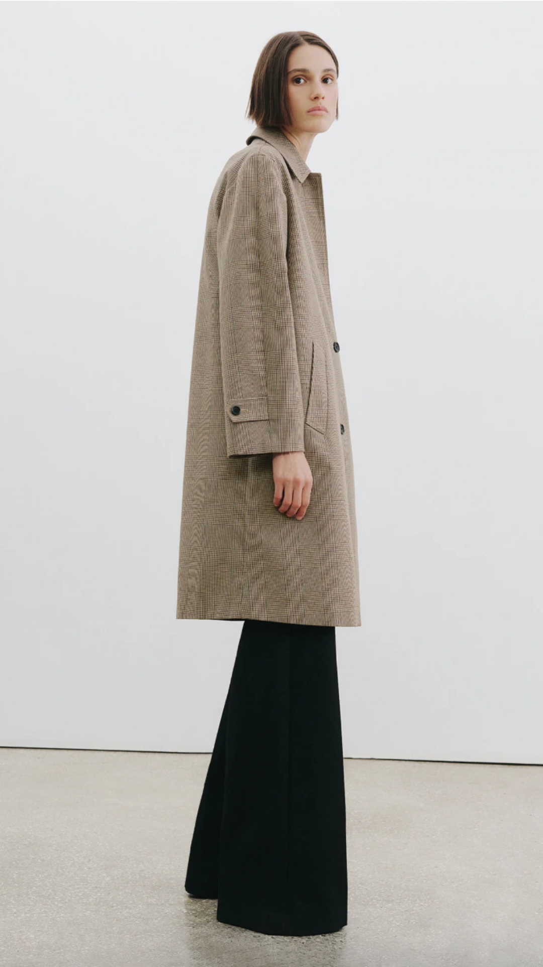 Nili Lotan Watson Duster Coat in Beige