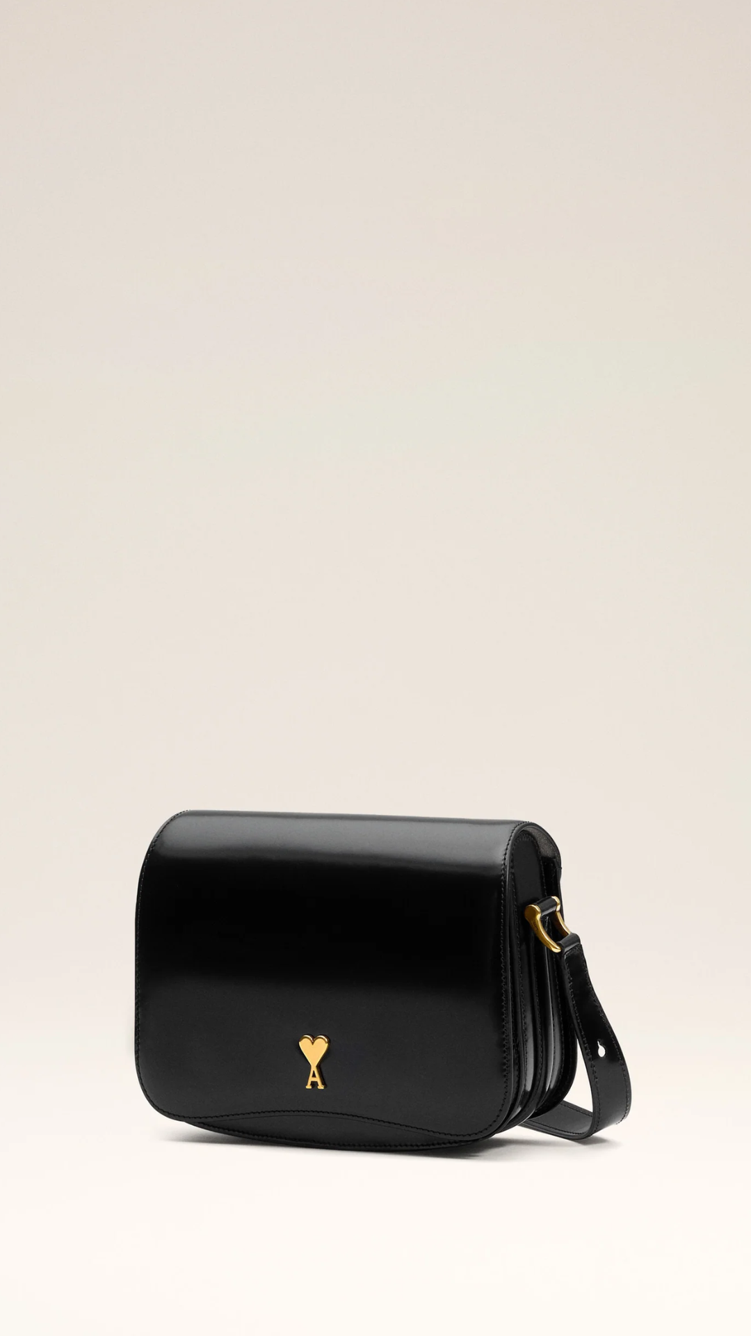 Ami Paris Paris Bag in Black