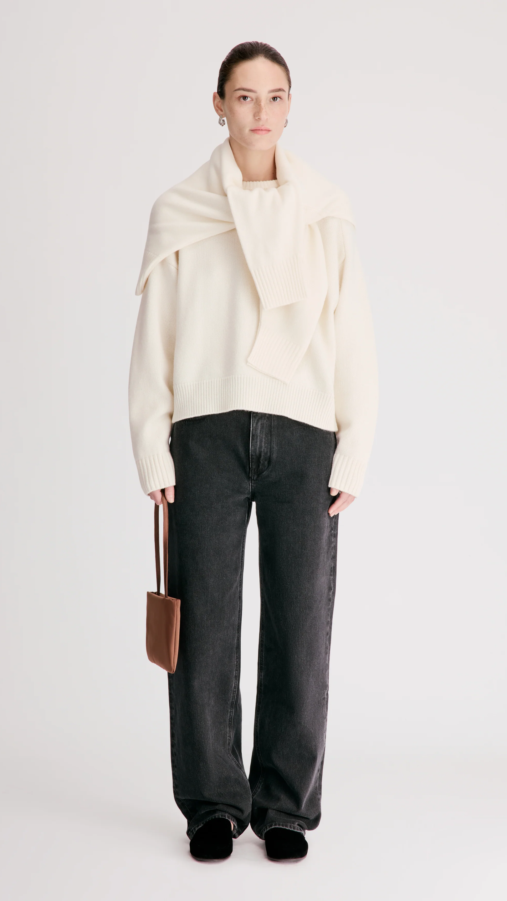 Loulou de Saison Breha Wool Cashmere Blend Sweater