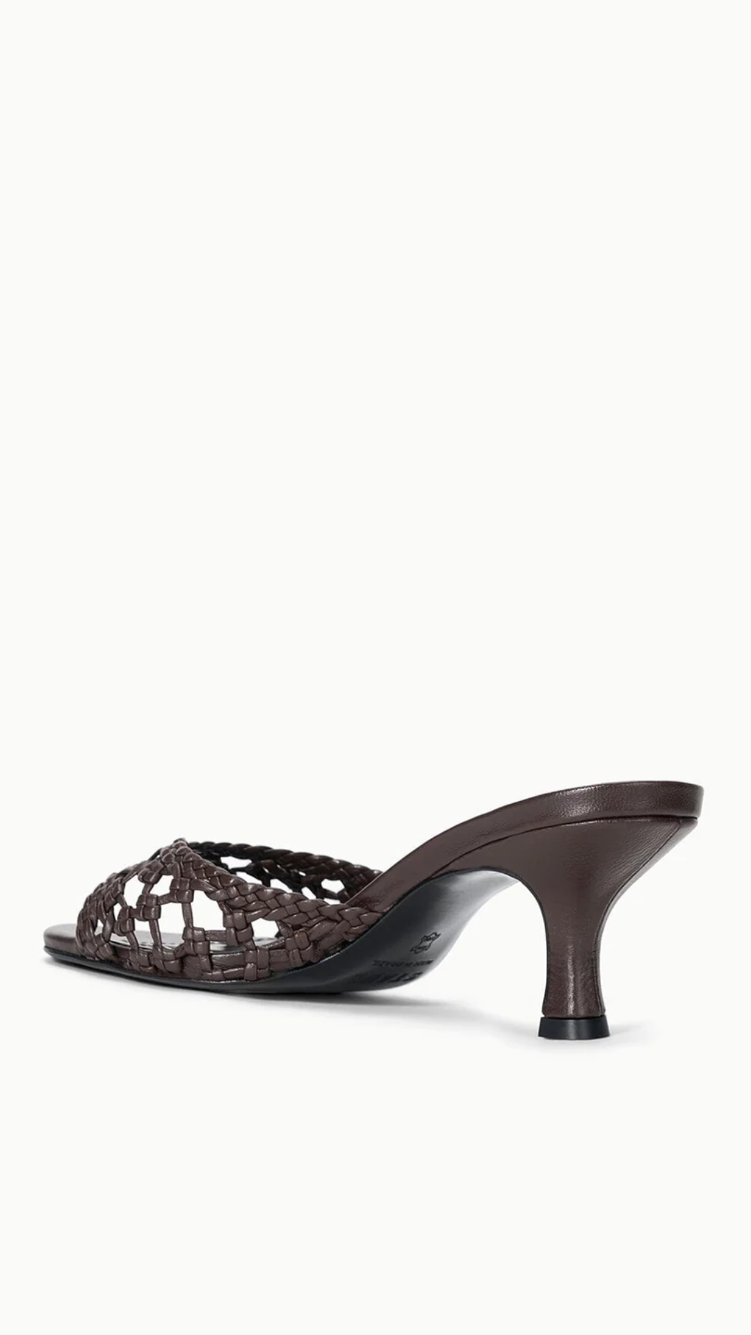 Staud Bridgette Knotted Mule in Espresso