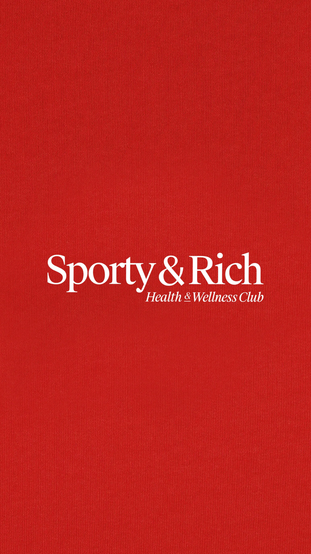 Sporty & Rich Modern Disco Short in Ruby/White