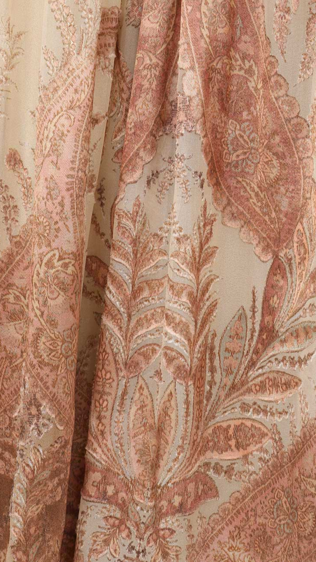 Zimmerman Hypnotic Batwing Mini Dress in Cream Paisley