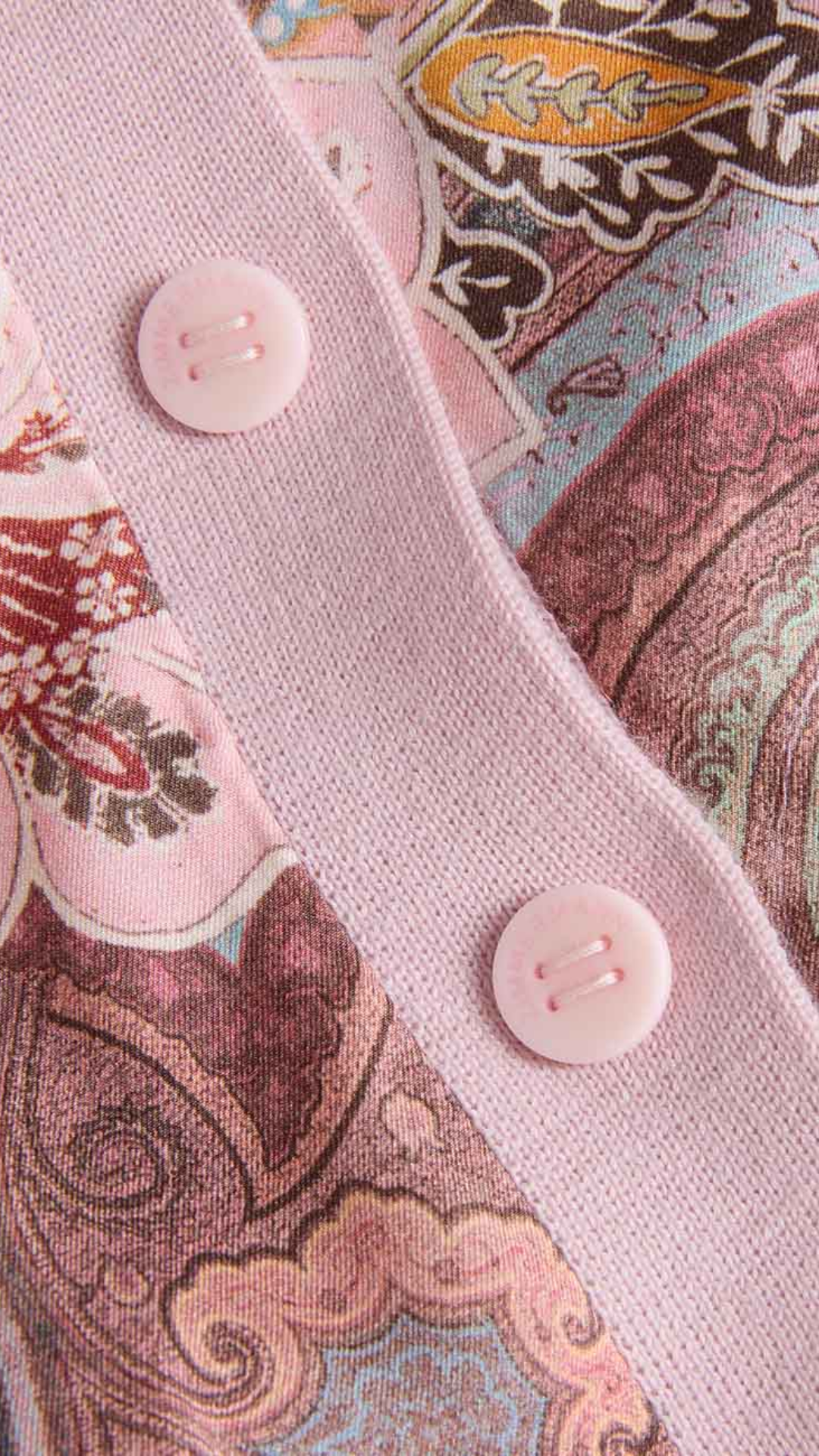 Zimmermann Luna Printed Silk Cardigan in Pink