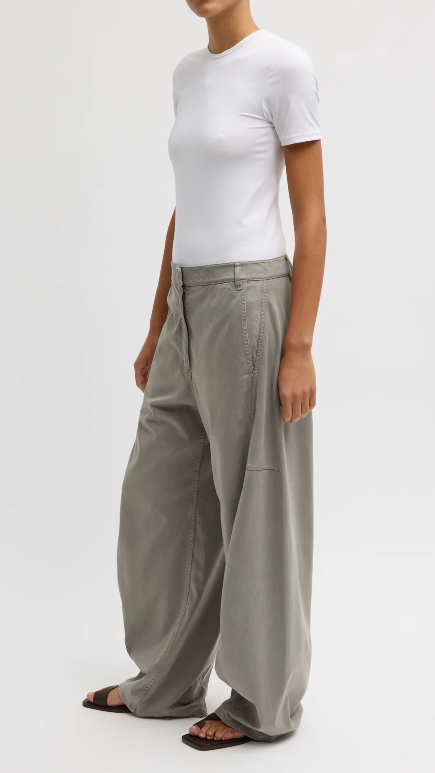 Tibi Reactive Vintage Garment Dyed Sid Pant