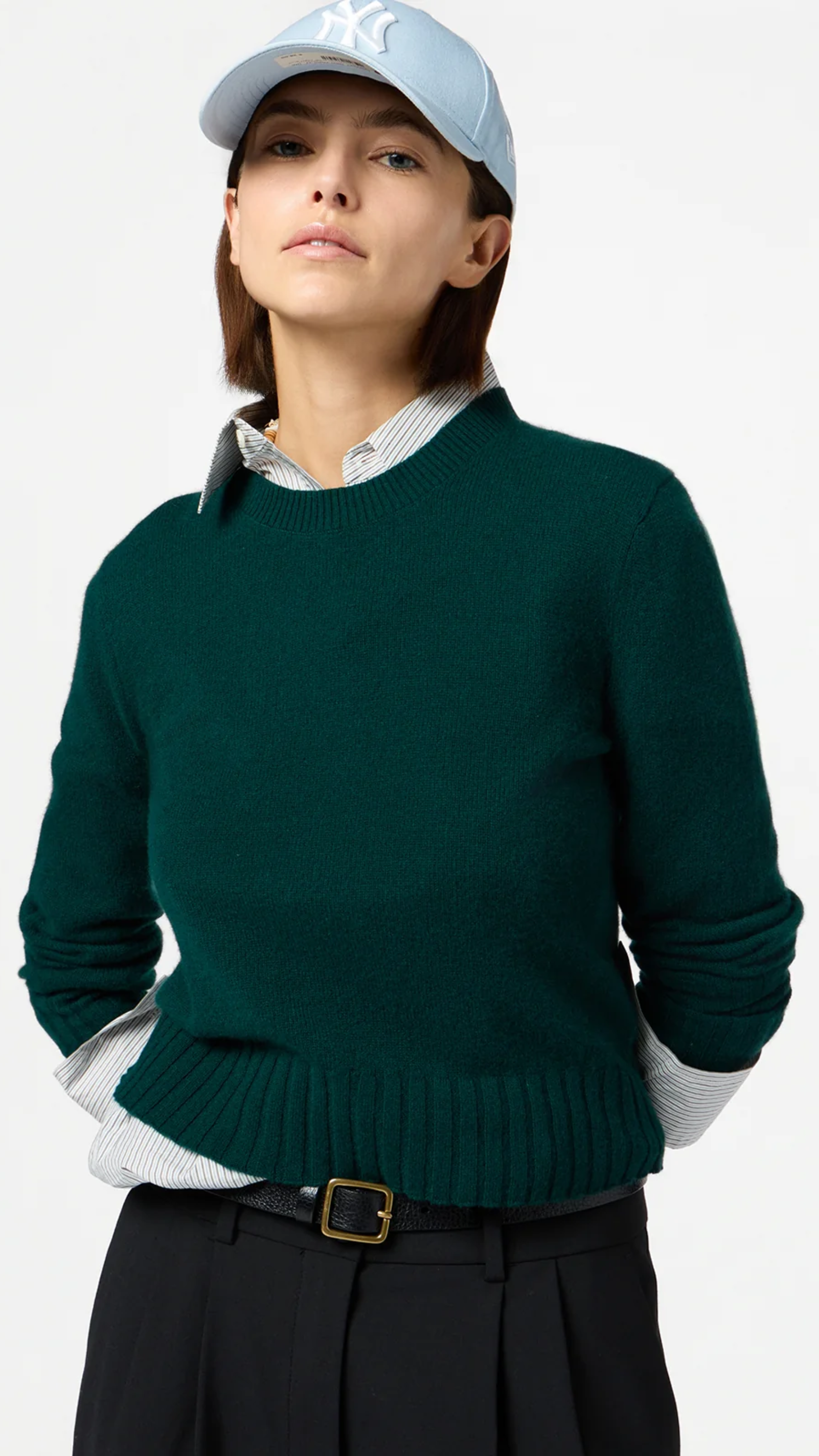Guest in Residence Cashmere Shrunken Crew