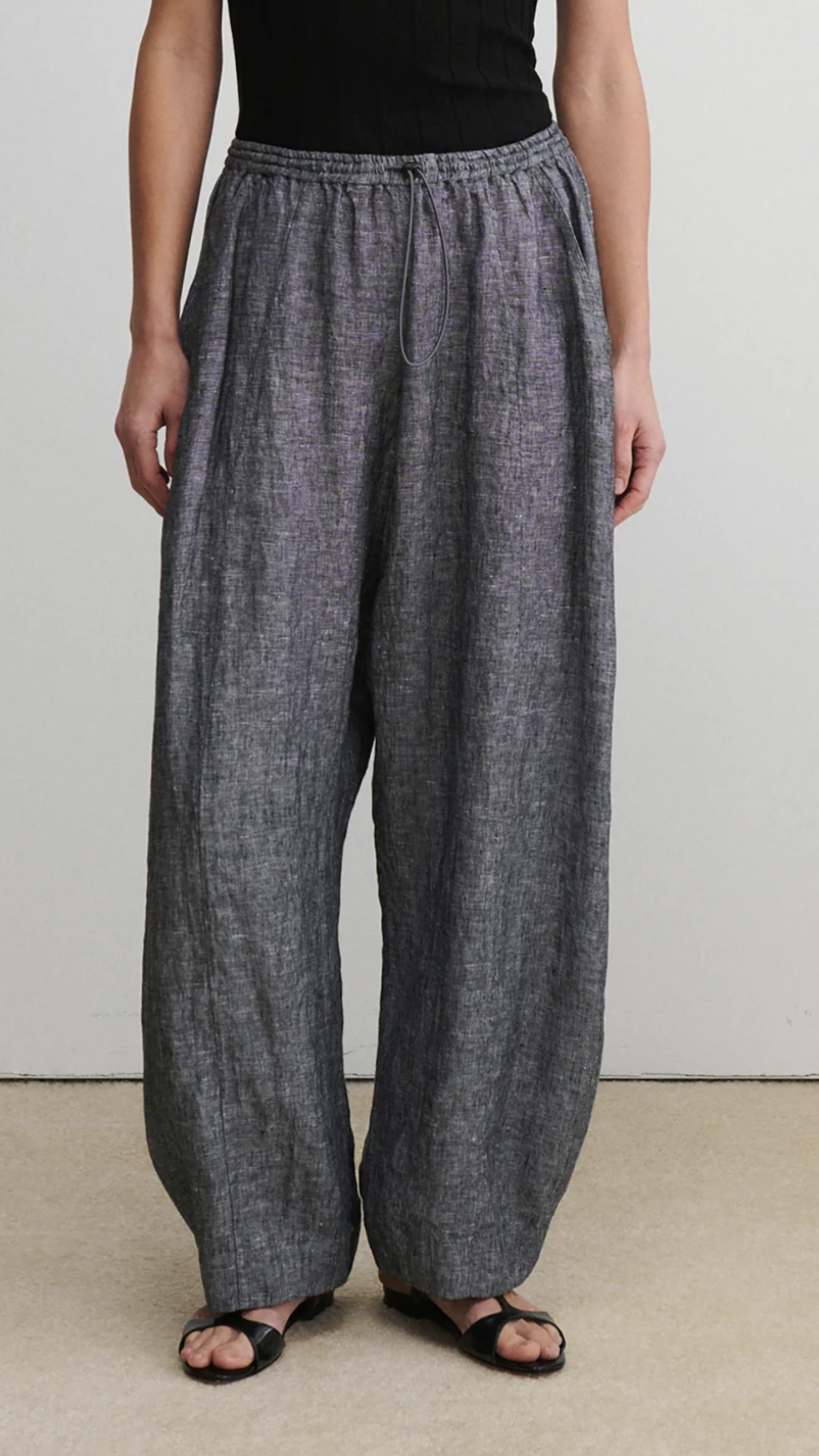 Rachel Comey Ashbolt Pant in Heather Black