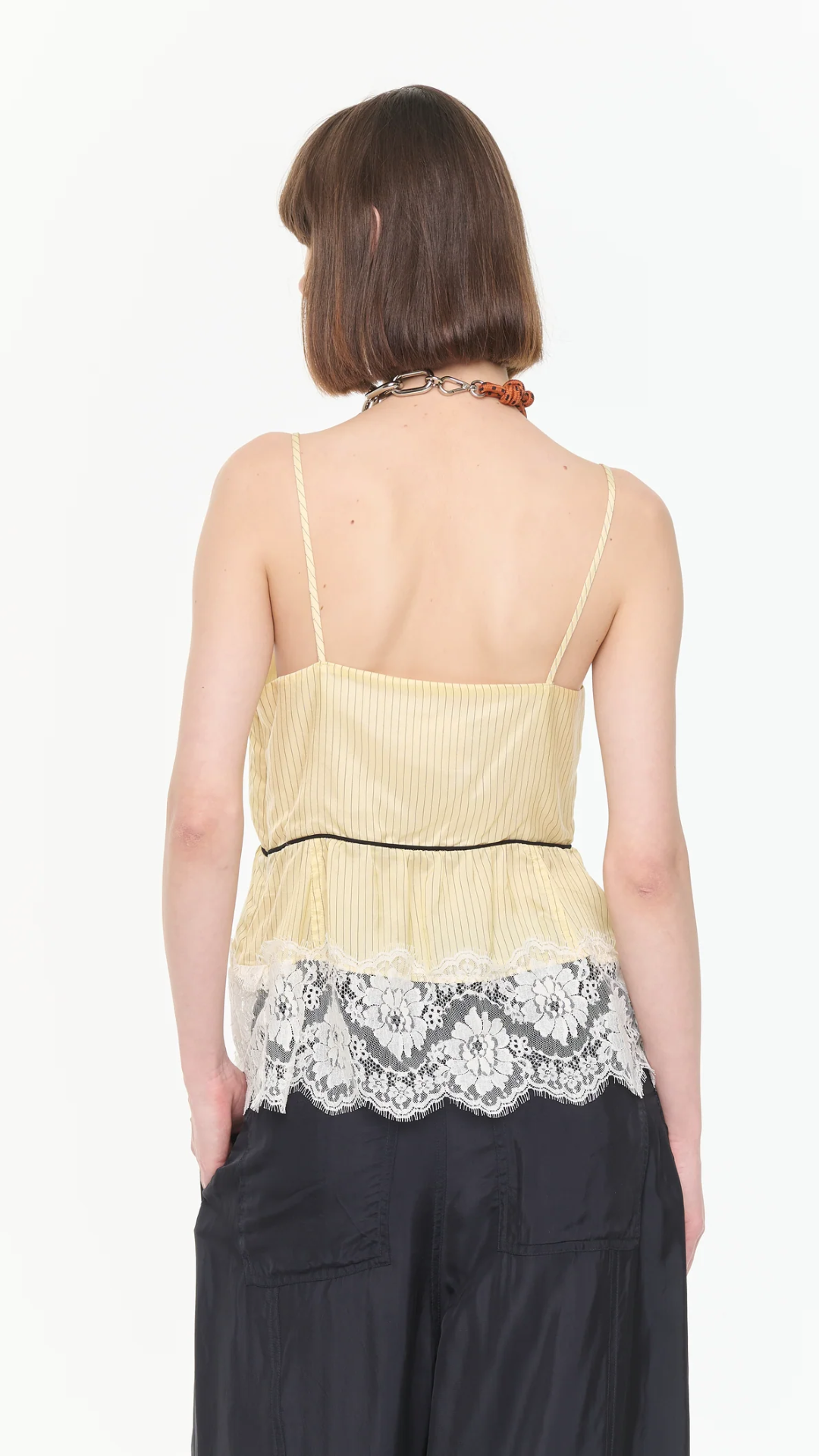 Plan C Cami Tank Top in Yellow