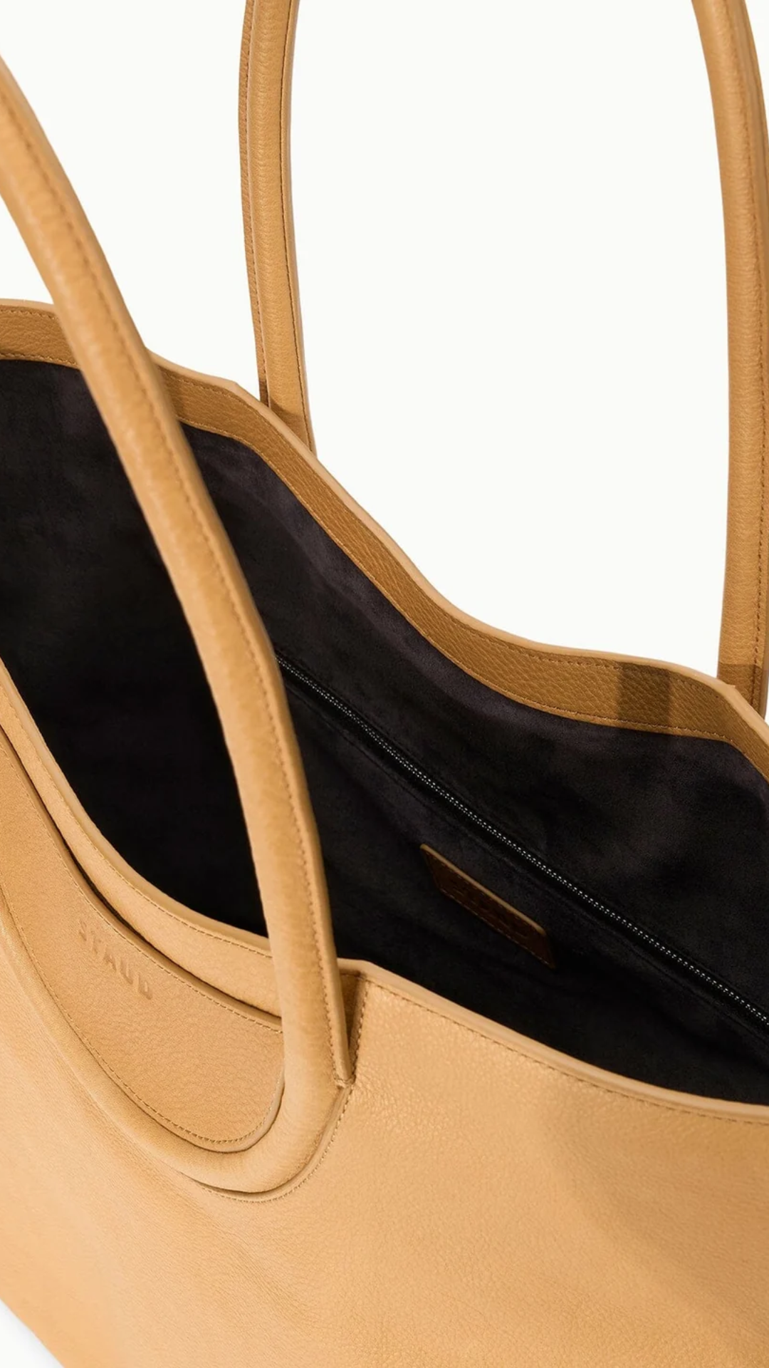 Staud Maude North-South Tote in Cashew