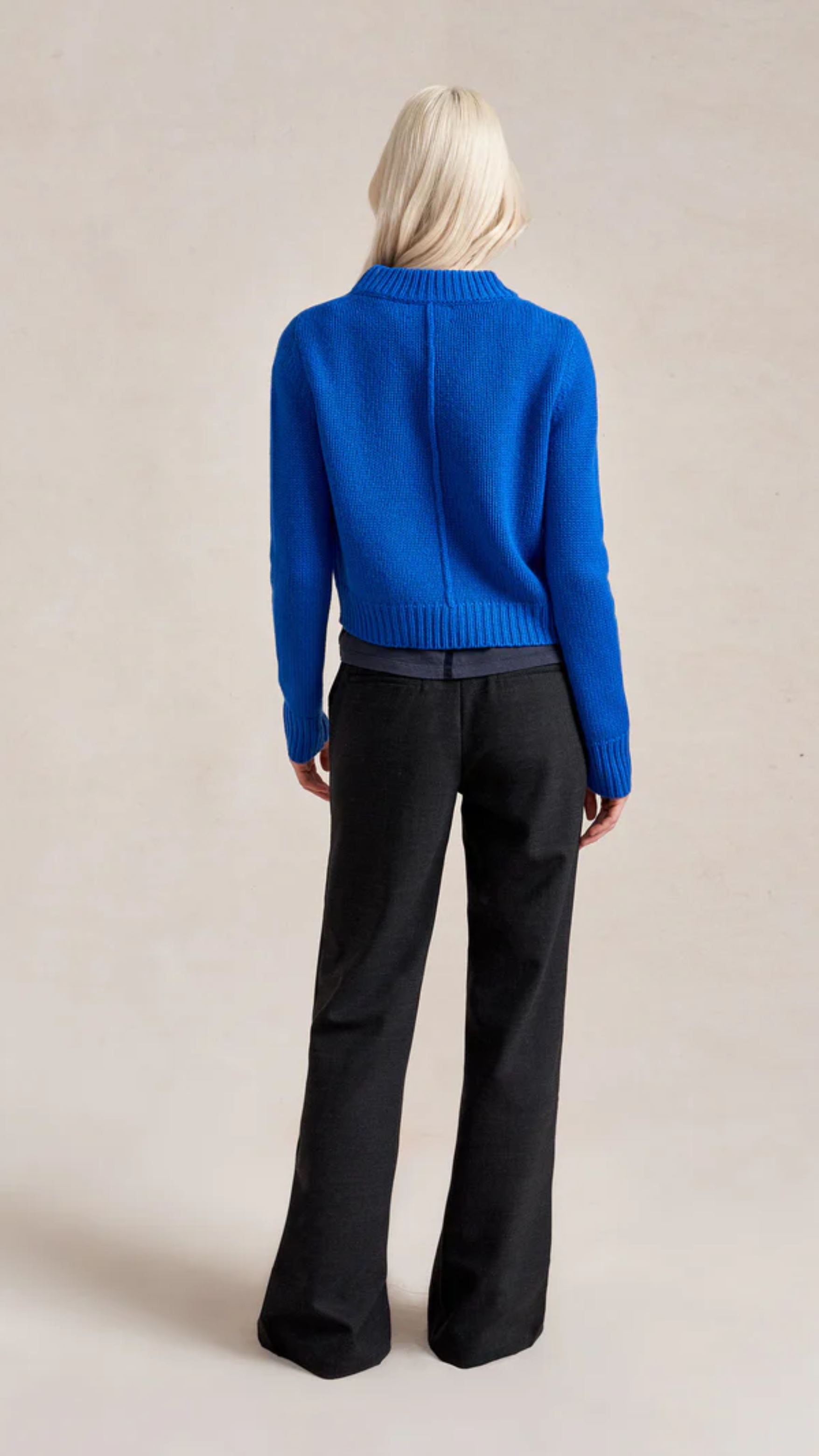 La Ligne Solid Mini Marin Sweater in Cobalt