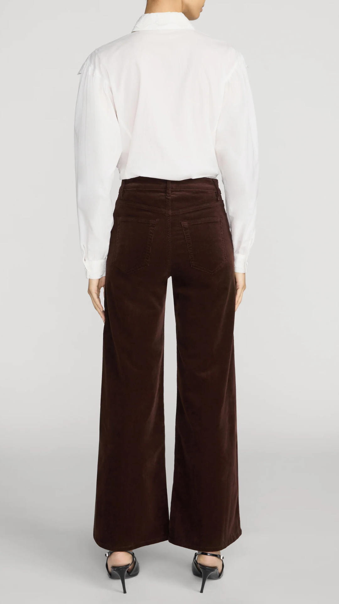 Frame The Corduroy Swing Jean in Espresso