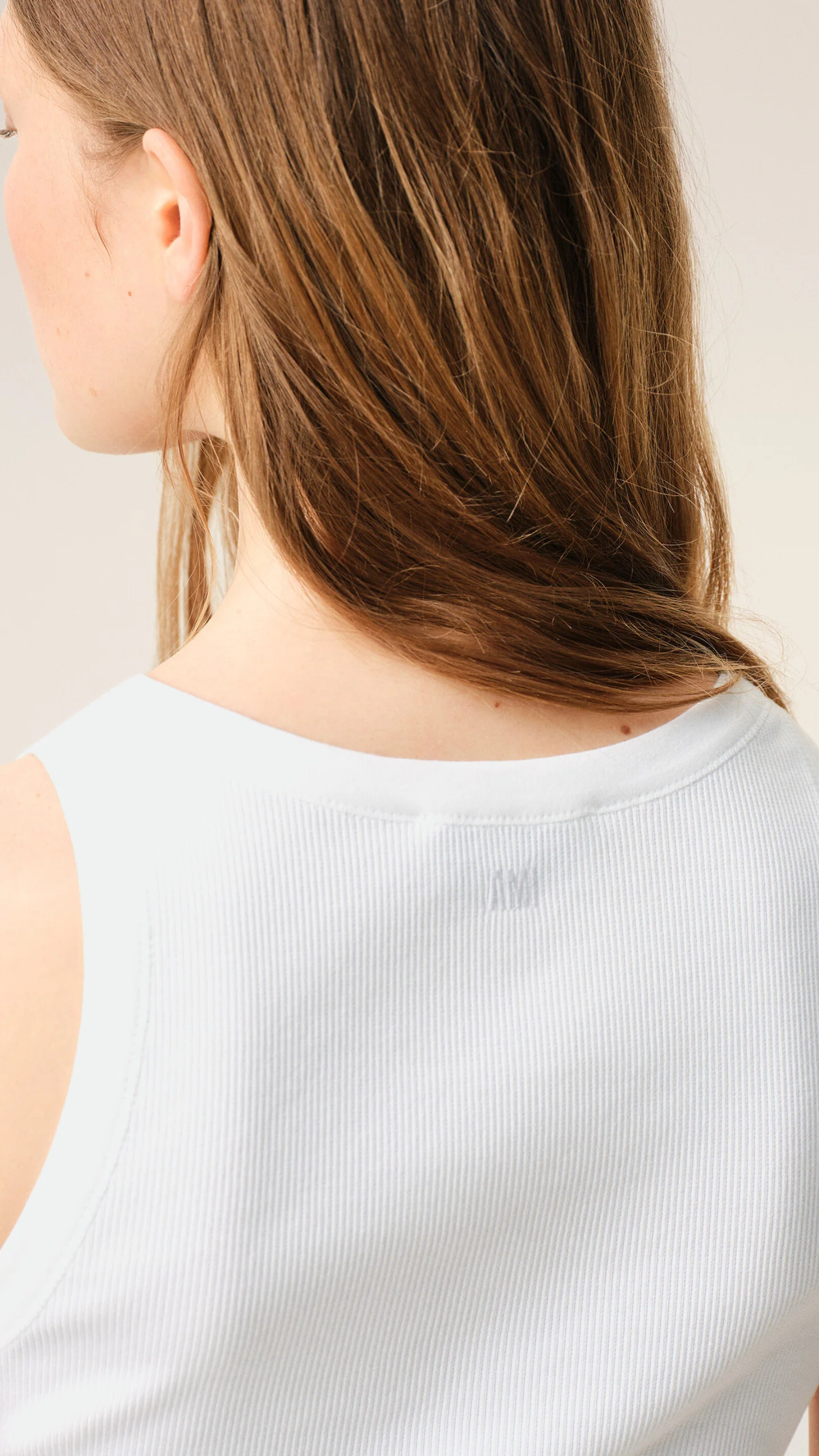 Ami Cotton Ami De Coeur Tank