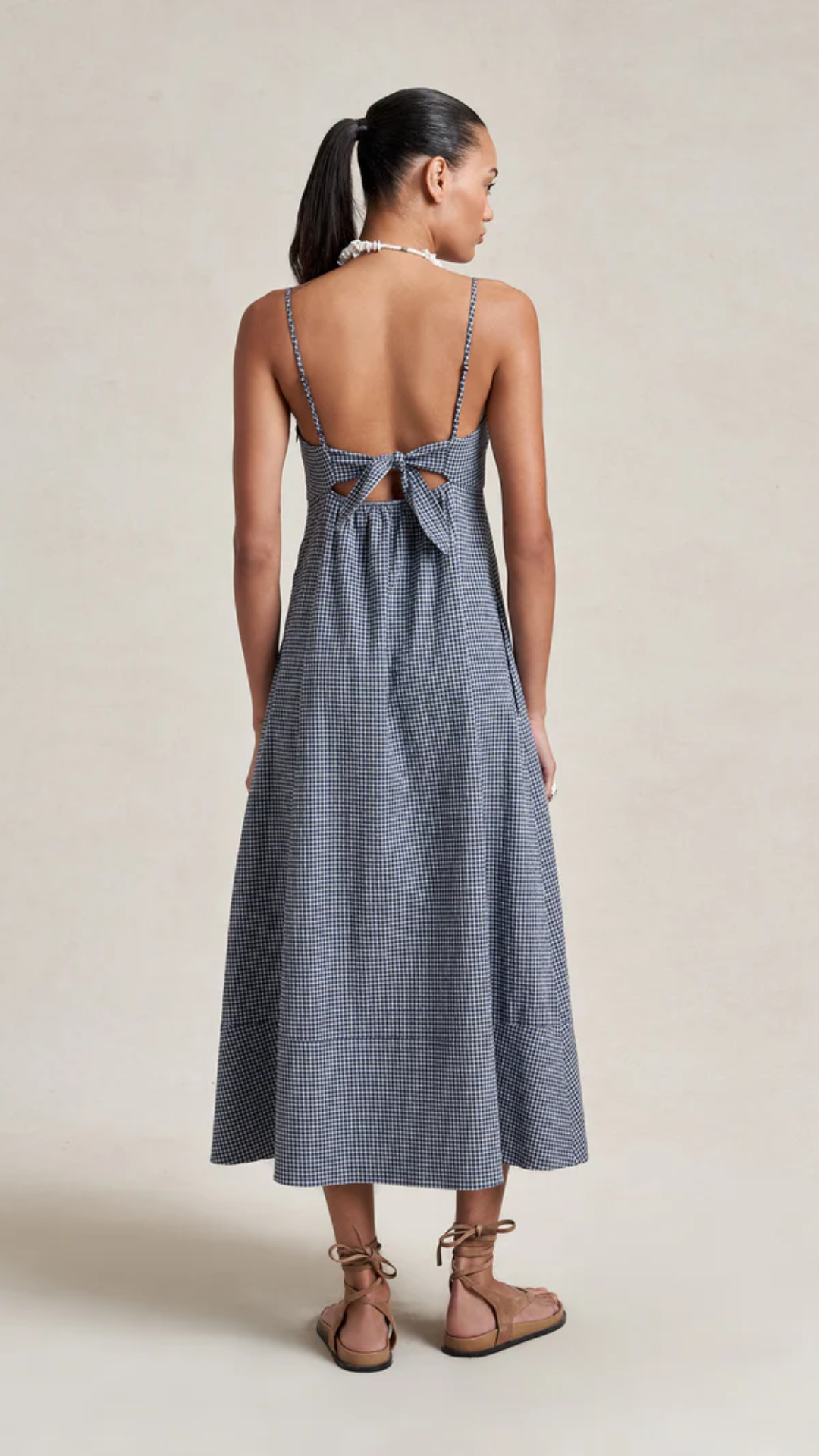 La Ligne Thay Dress in Midnight/White