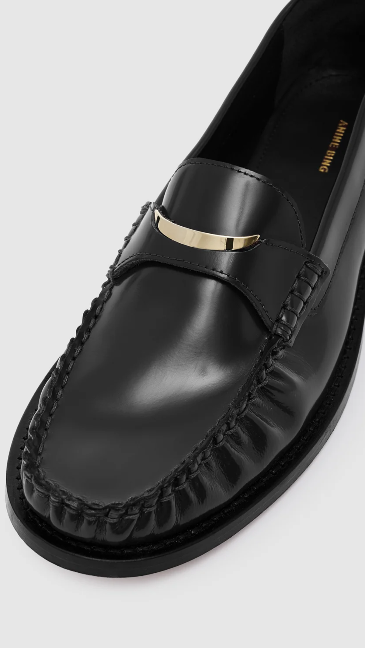 Anine Bing Amoc Loafer in Black