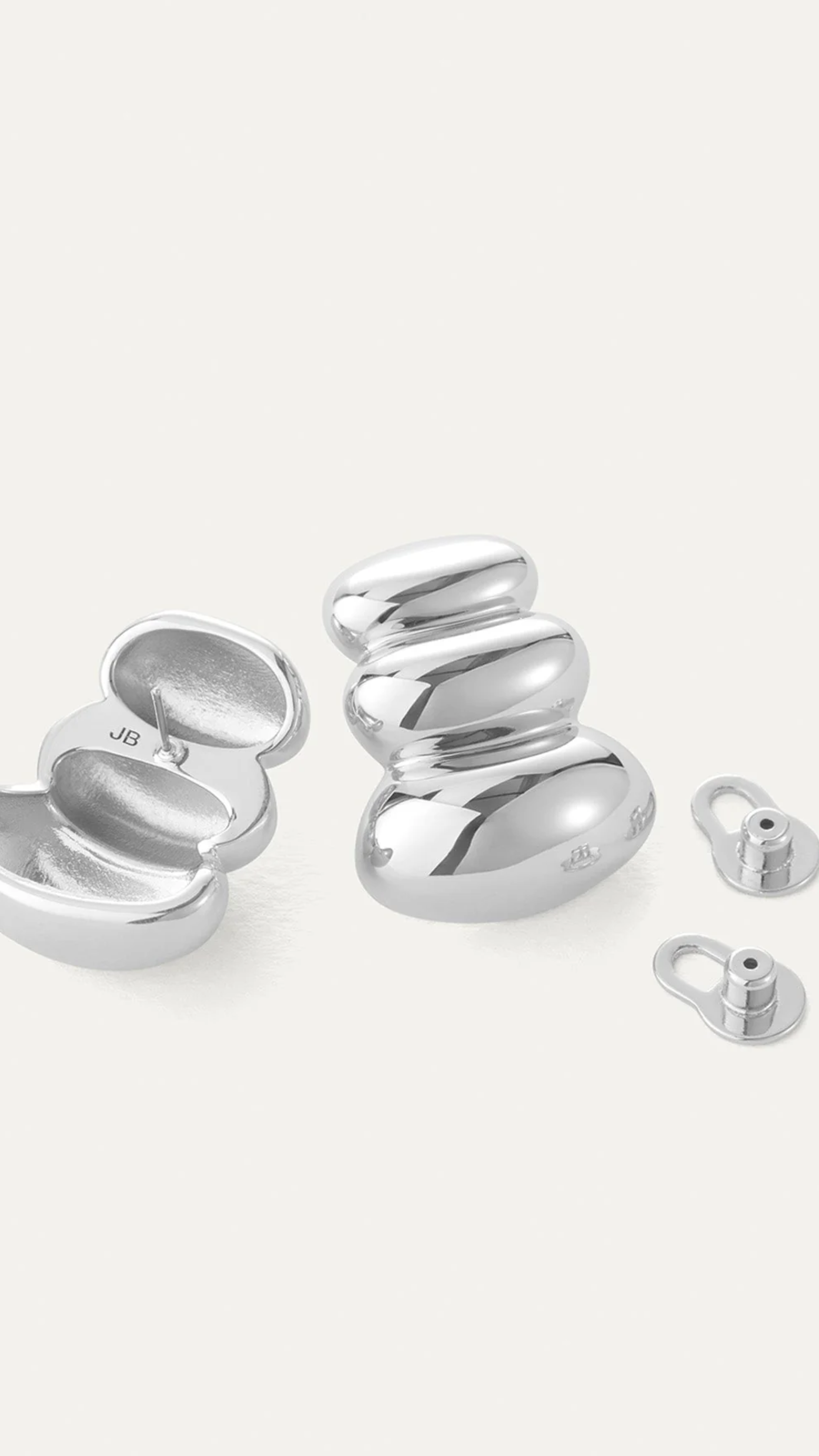 Jenny Bird Non-stop Earrings in Silver