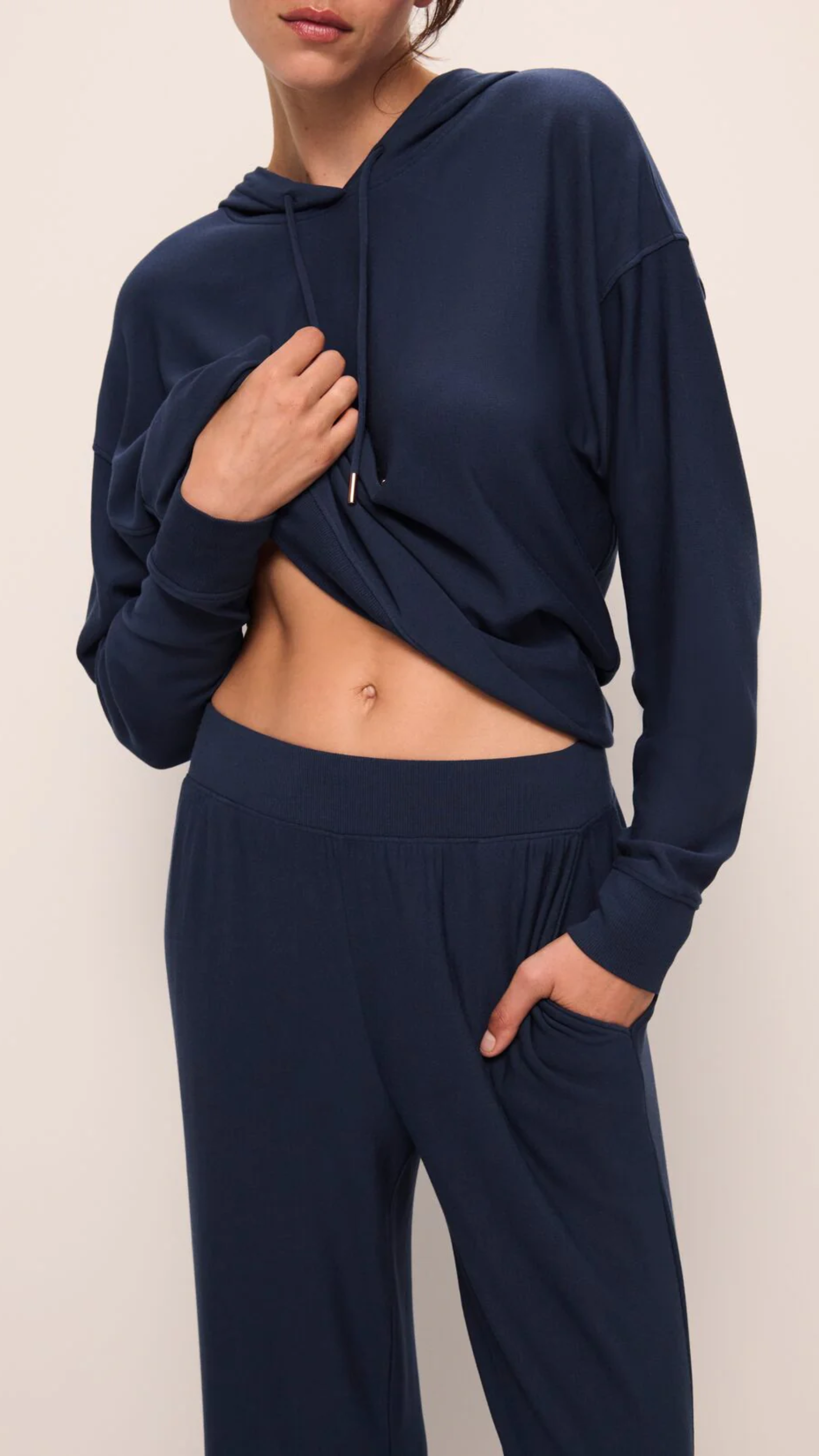 Eberjey Softest Sweats Straight Pant in Navy