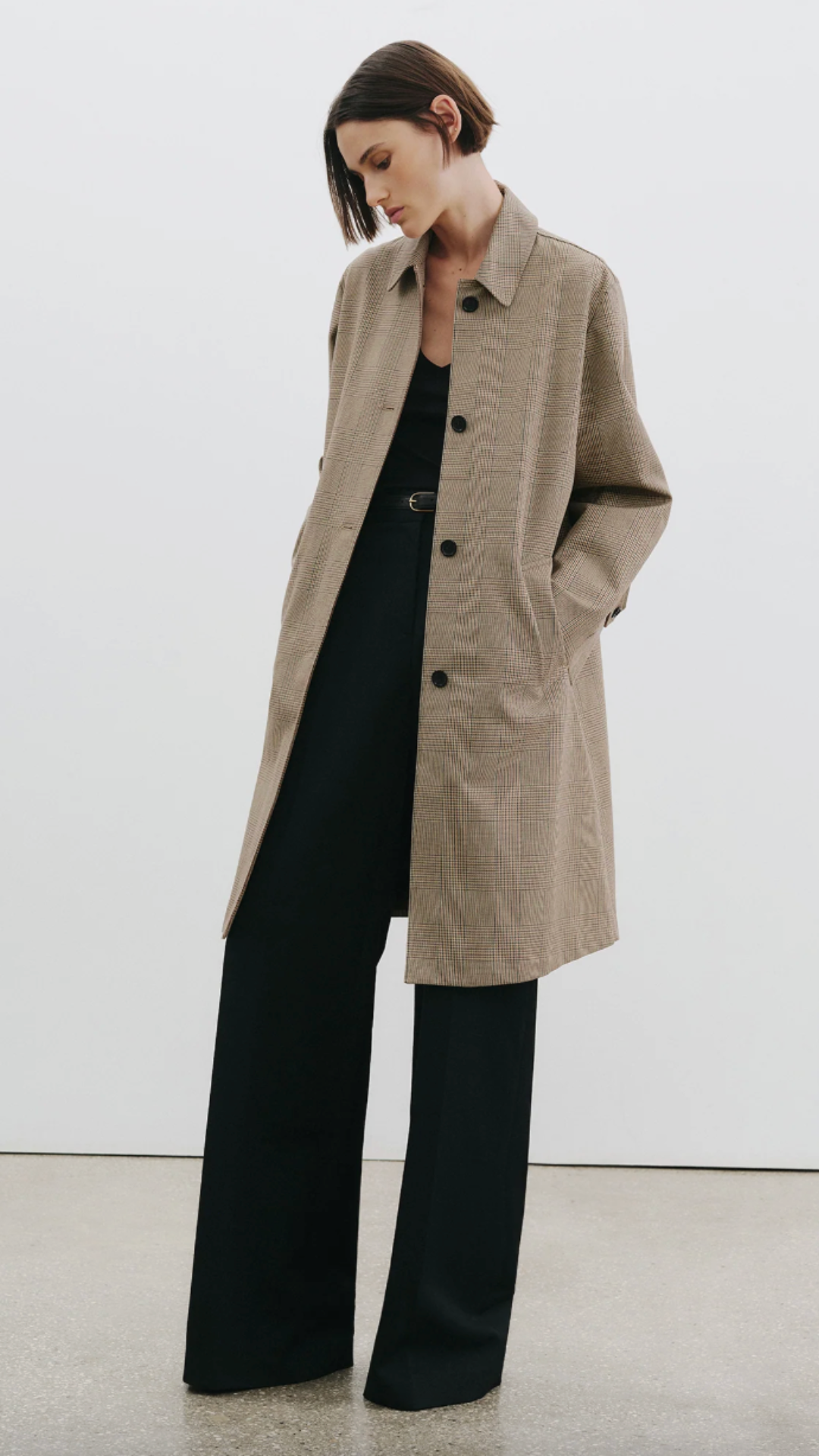 Nili Lotan Watson Duster Coat in Beige