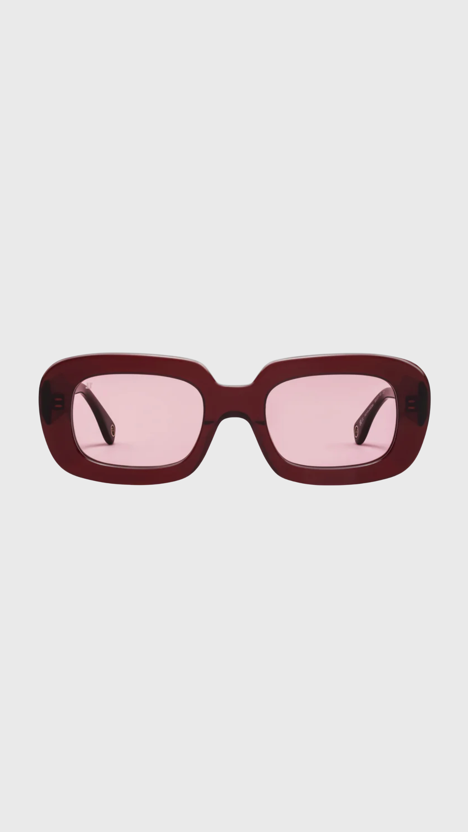 Jimmy Fairly The ILY JF Colors Sunglasses in Burgundy