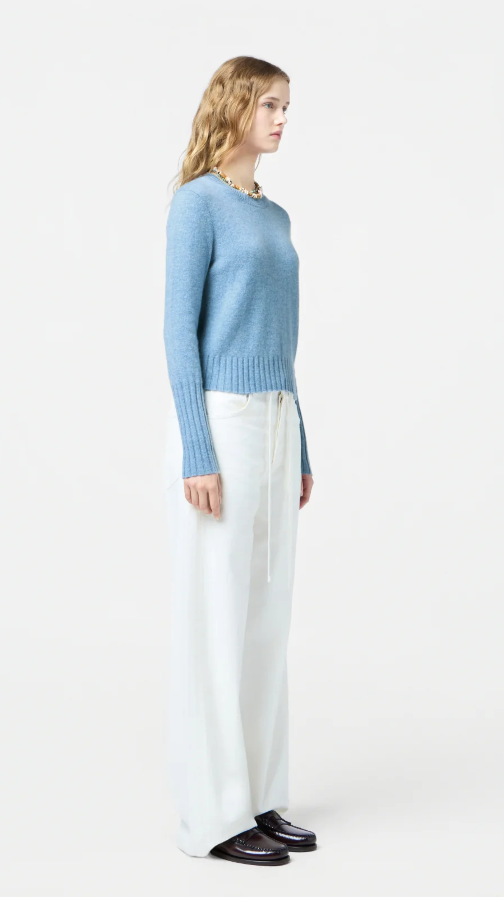Guest in Residence Cashmere Shrunken Crew