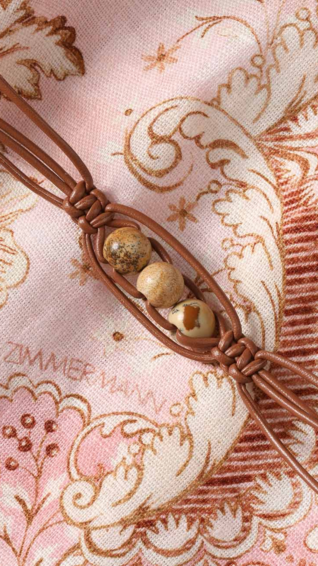 Zimmermann Daylight Tunic Mini in Damask Rose