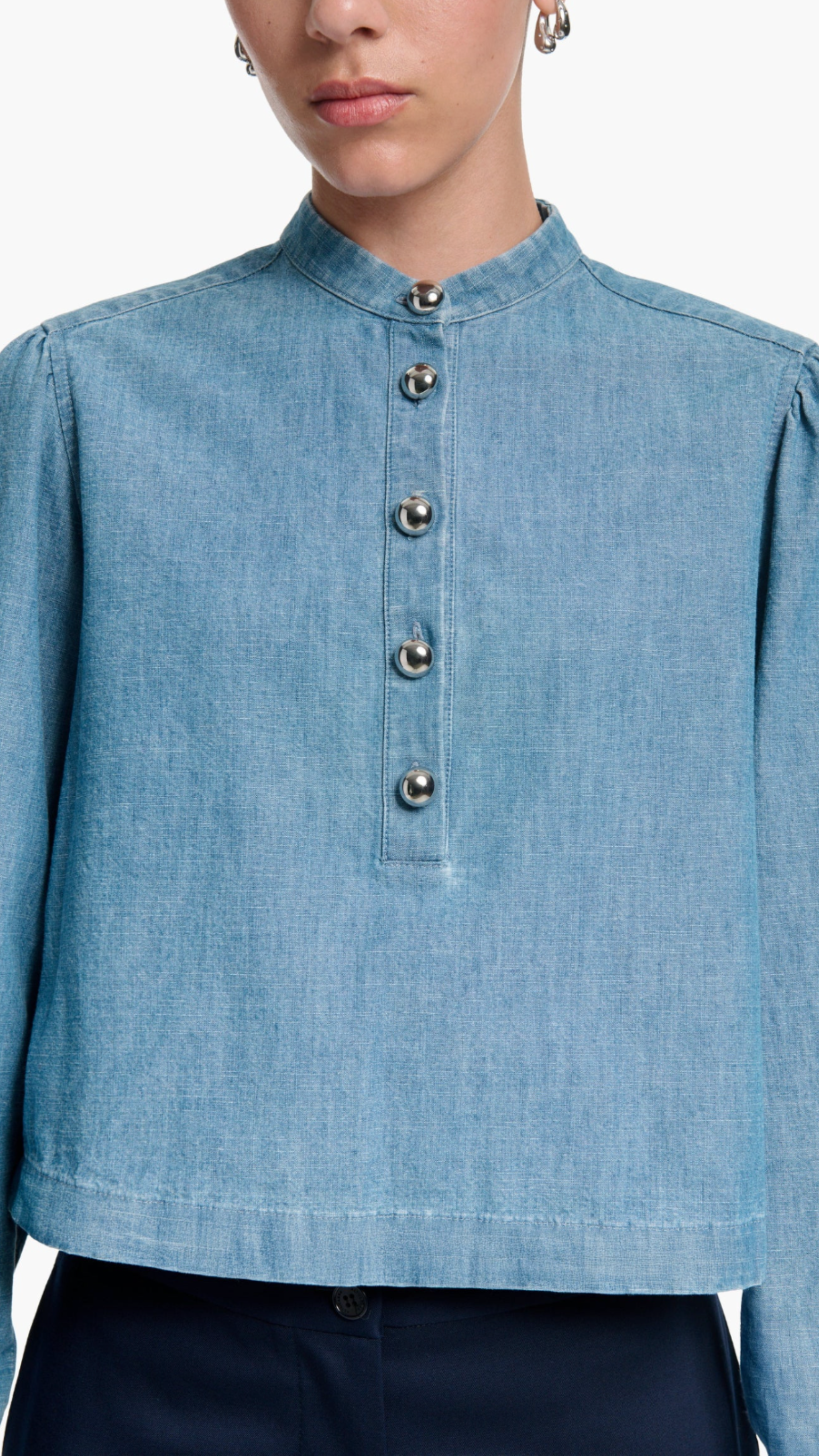 Altuzarra Margot Top in Indigo