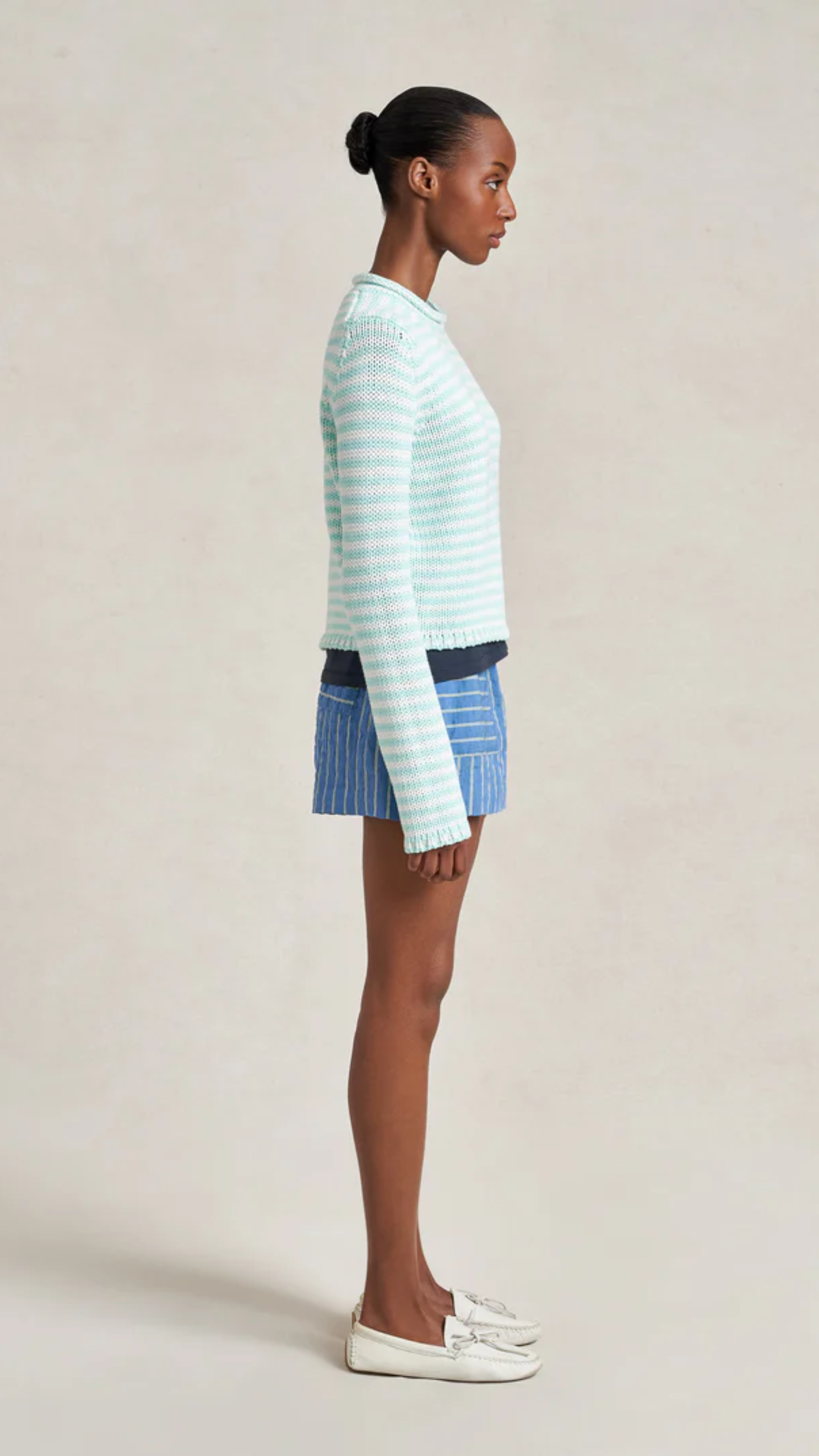 La Ligne Fine Stripe Mini Marina Sweater