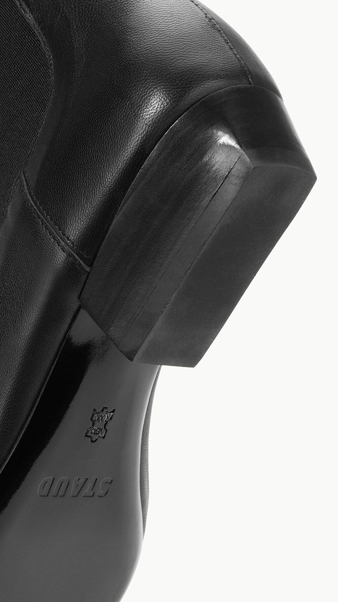 Staud Wally Chelsea Boot in Black