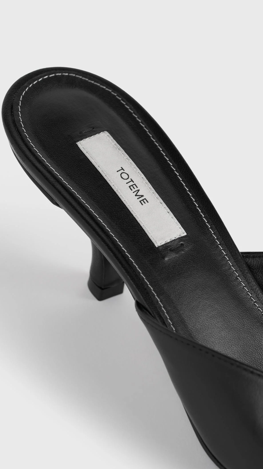 Toteme Sharp Mules in Black
