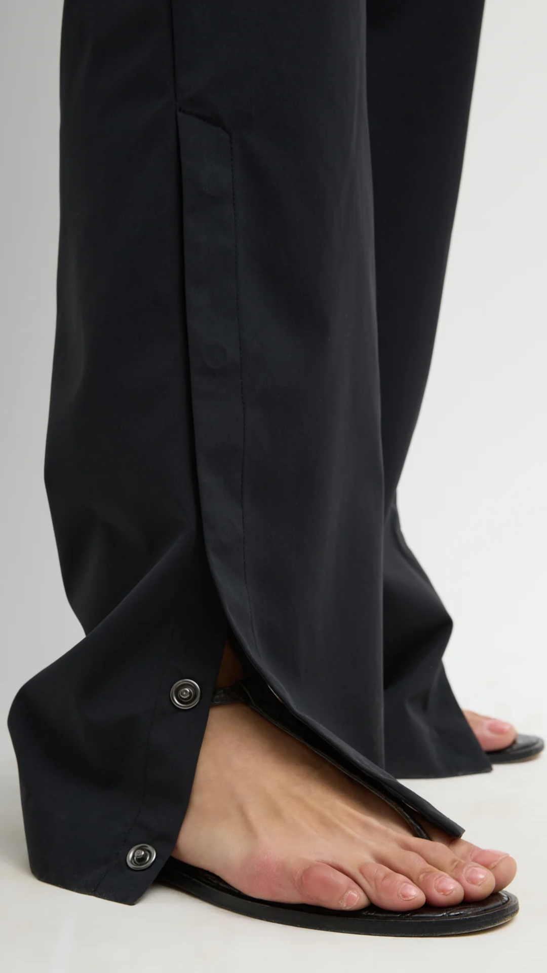 Tibi Tech Suiting Mark Trouser in Black