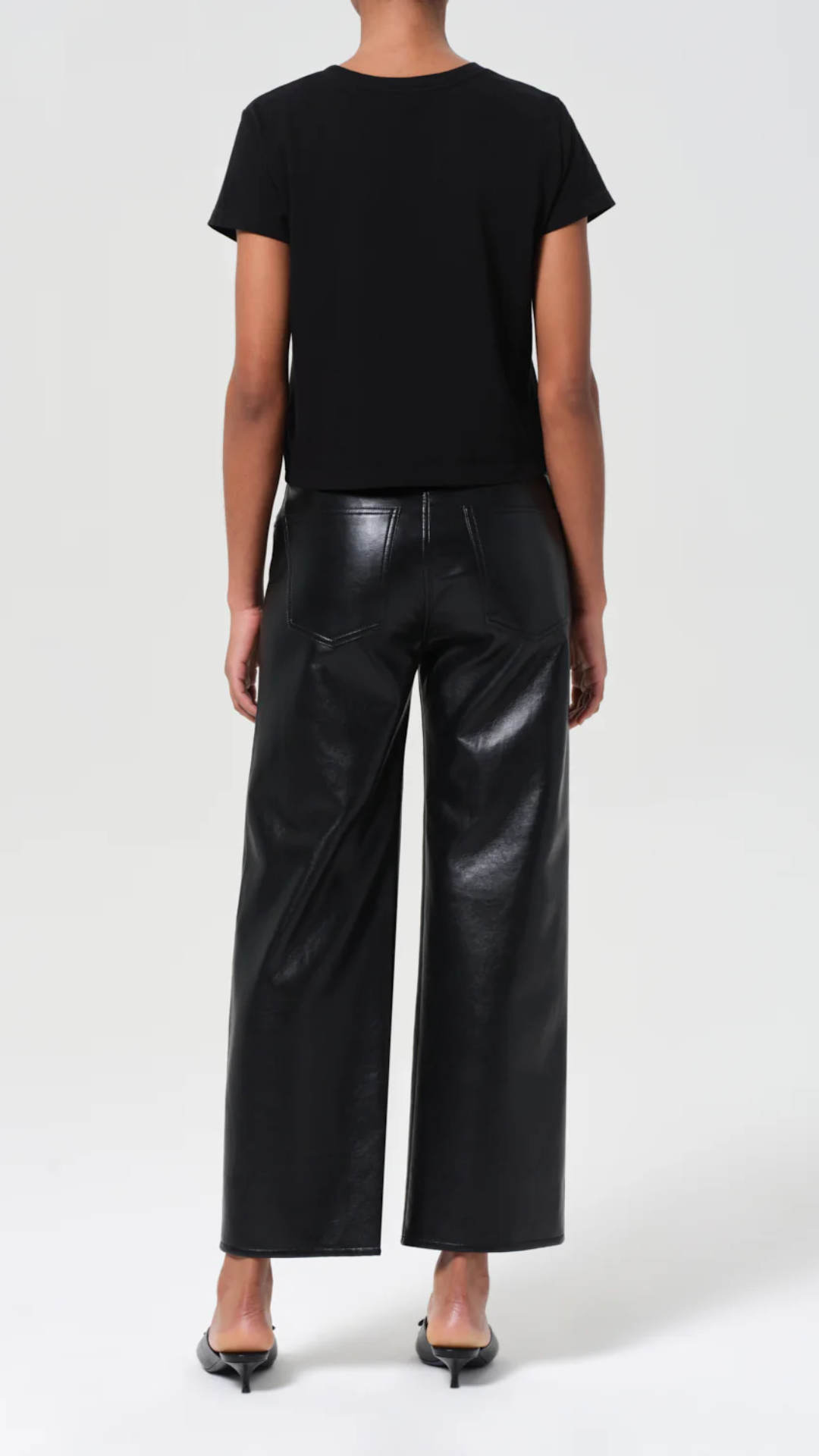 Agolde Ren Jean (Recycled Leather) in Detox