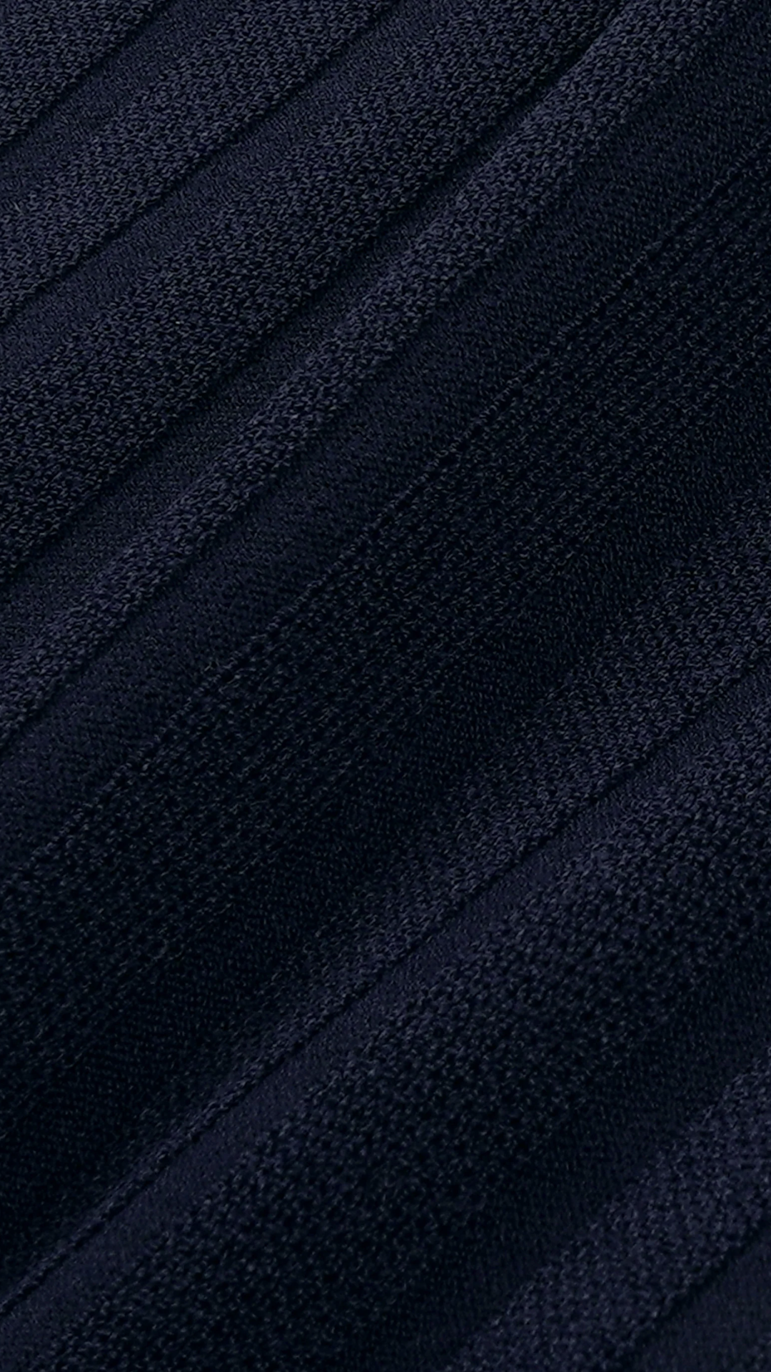 Sporty & Rich SRC Ribbed Polo in Dark Navy/White