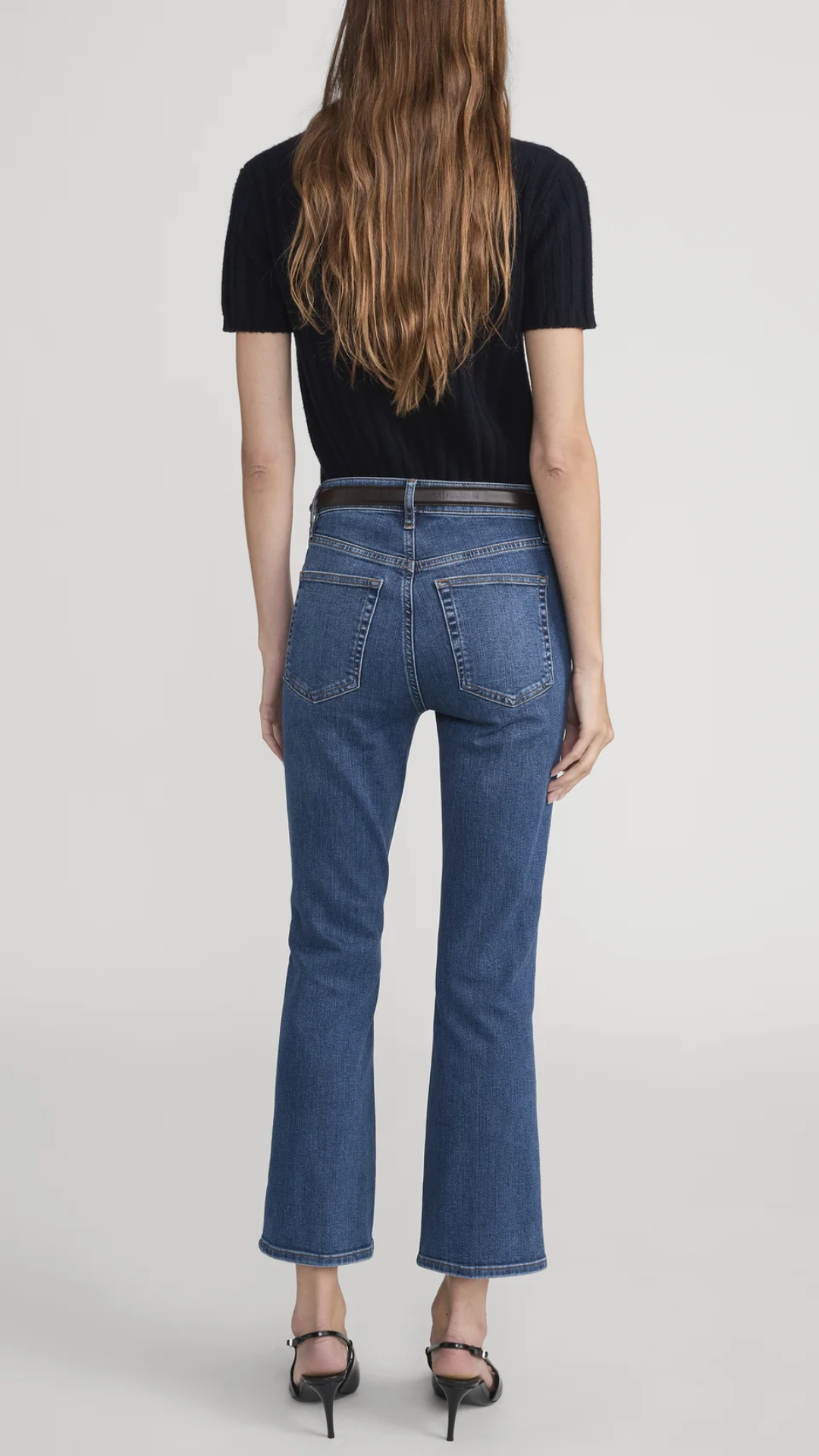 Frame The Reboot Crop Jean in Foxley
