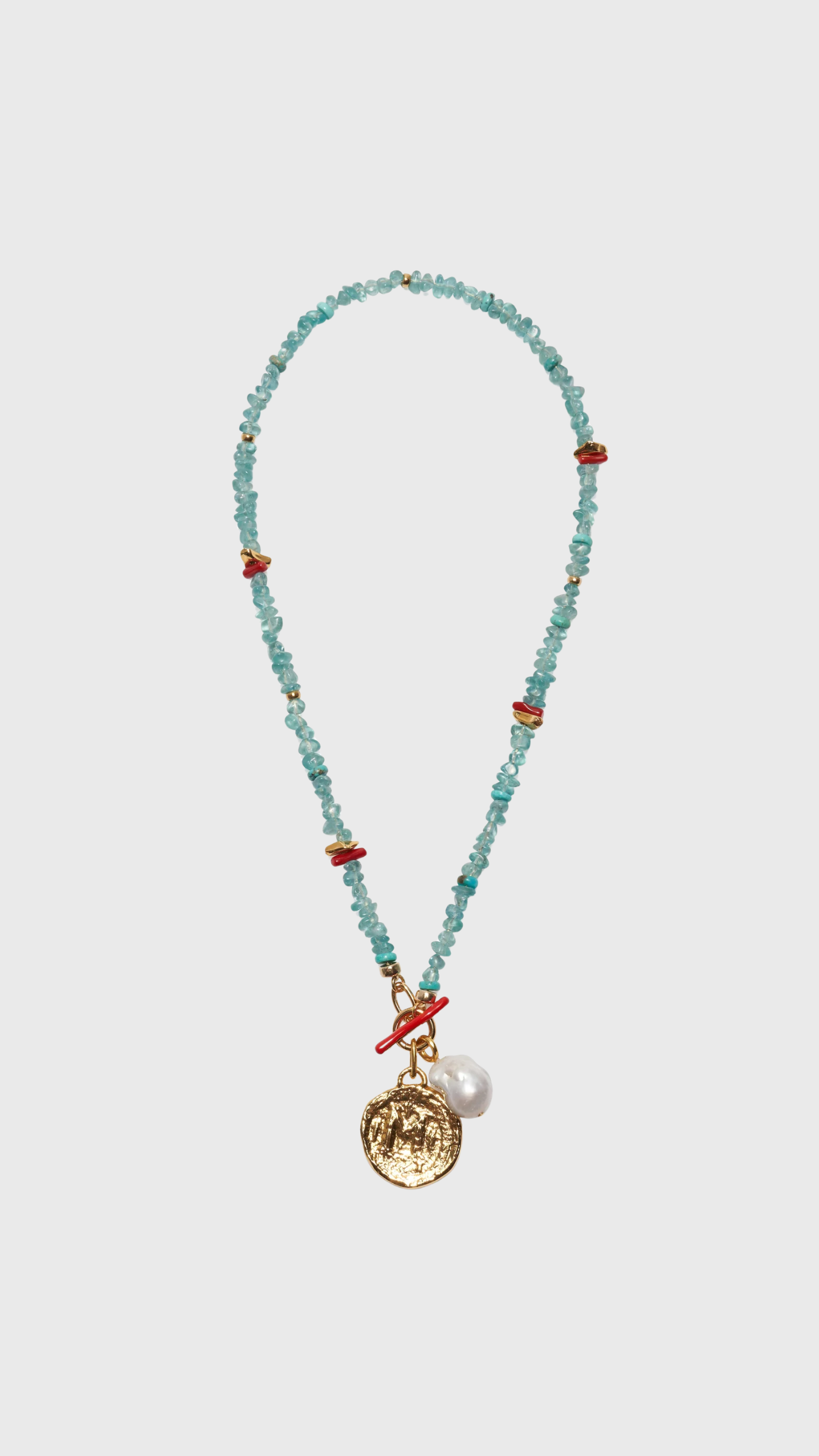 Lizzie Fortunato Crystal Cala Necklace in Multi