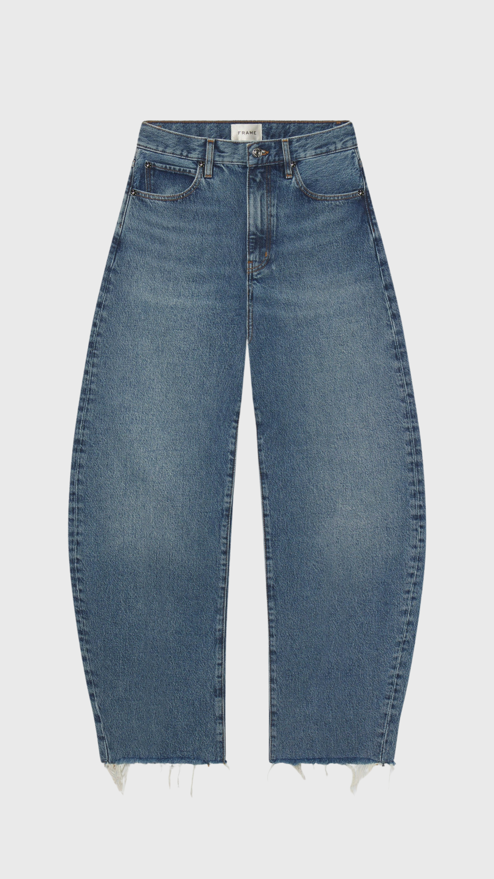 Frame The Bubble Crop Jean in Knock Out