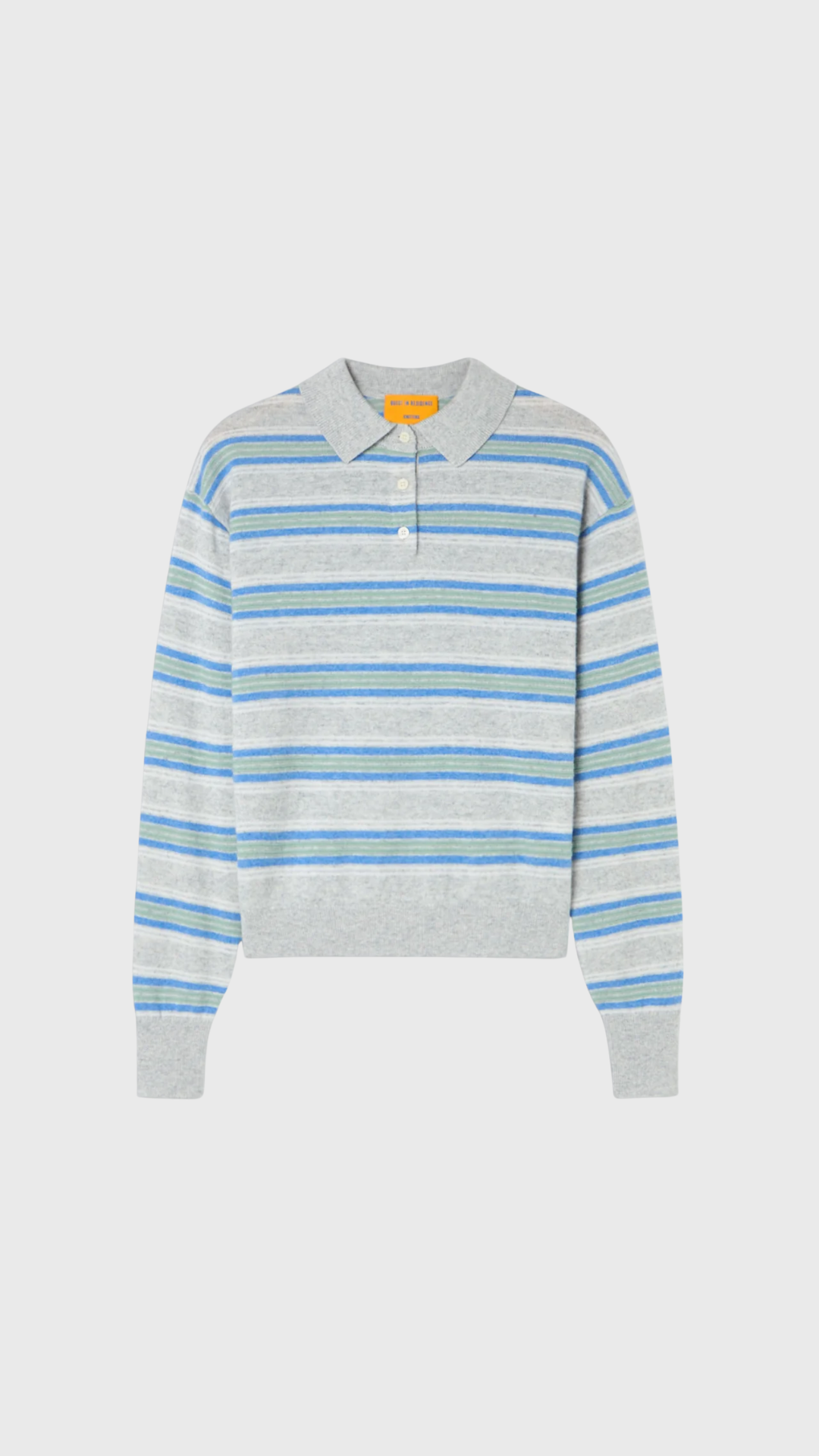 Guest In Residence Collegiate Stripe Polo