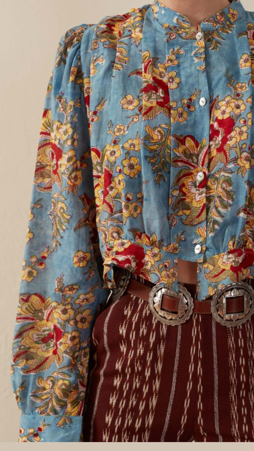Alix of Bohemia Rhiannon Azure Blouse