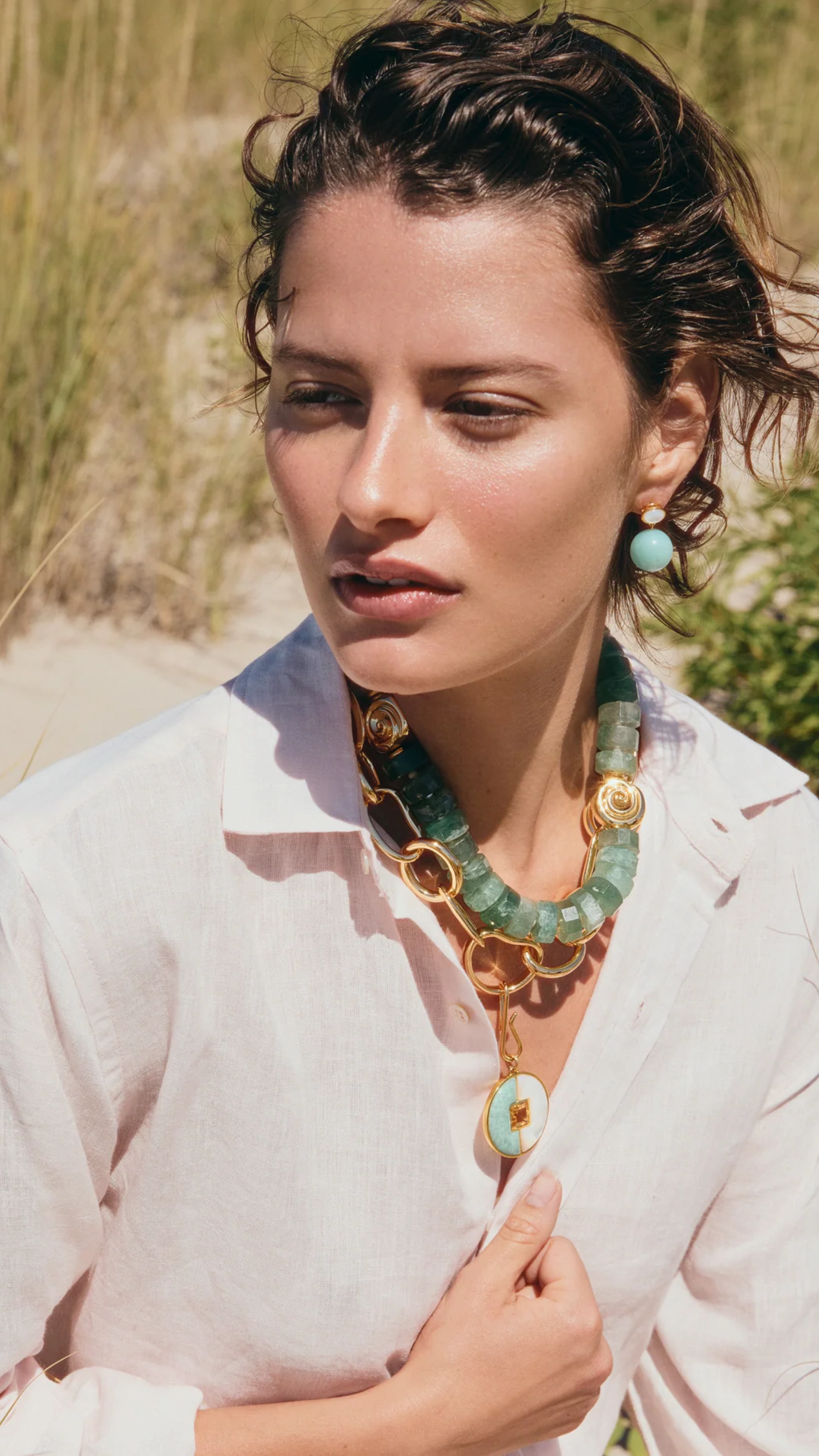 Lizzie Fortunato Cora Drop Earrings in Multi