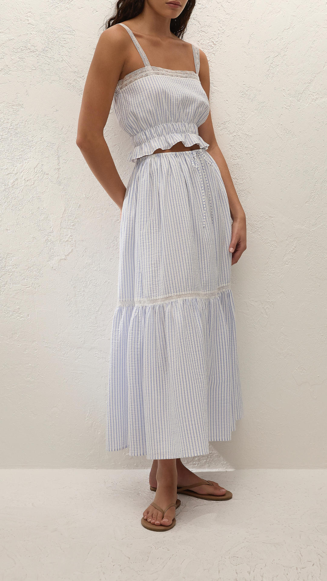 Faithfull Venta Skirt in Carmen Stripe