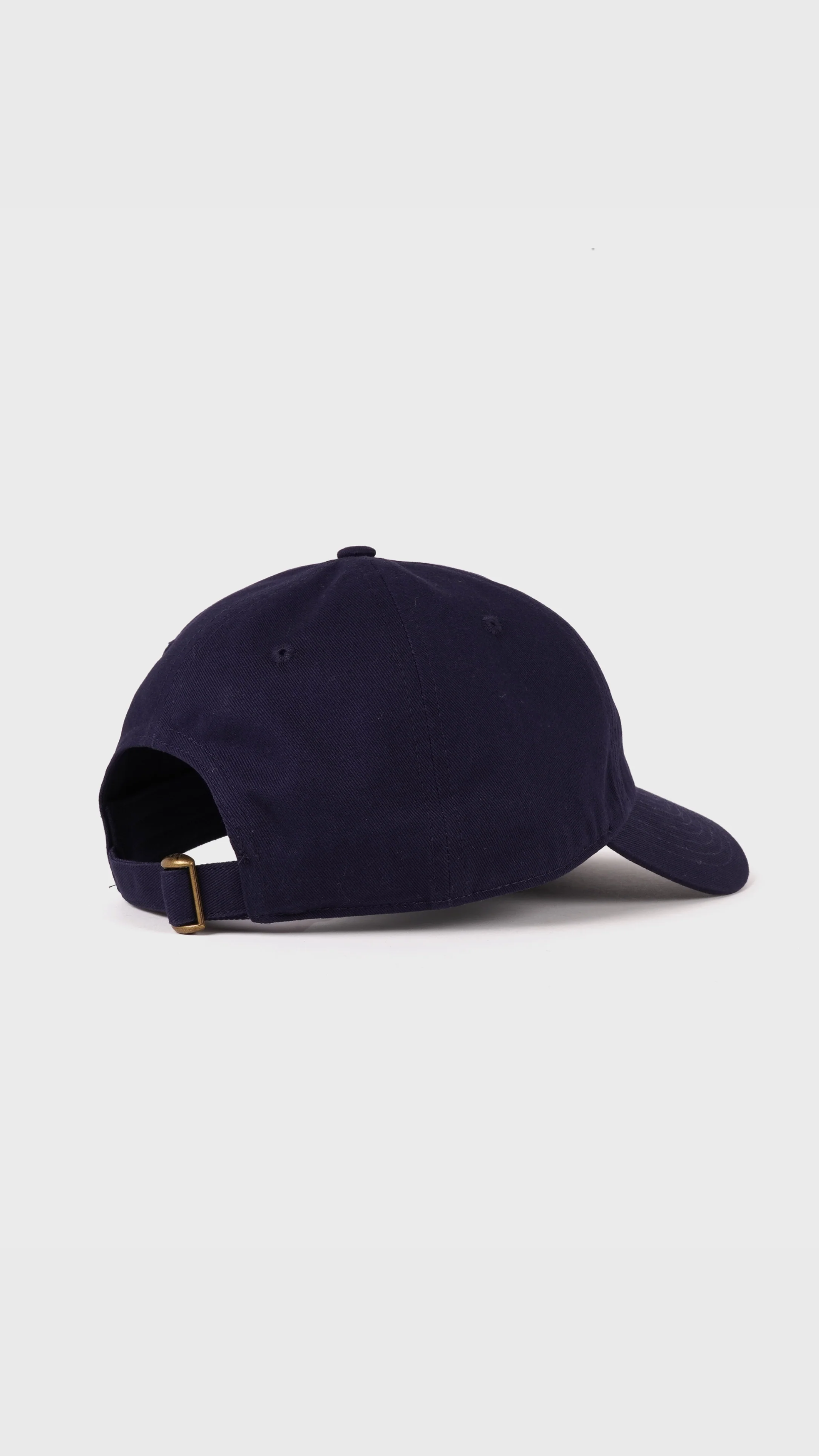 Sporty & Rich NY Crest Hat in Dark Navy/White