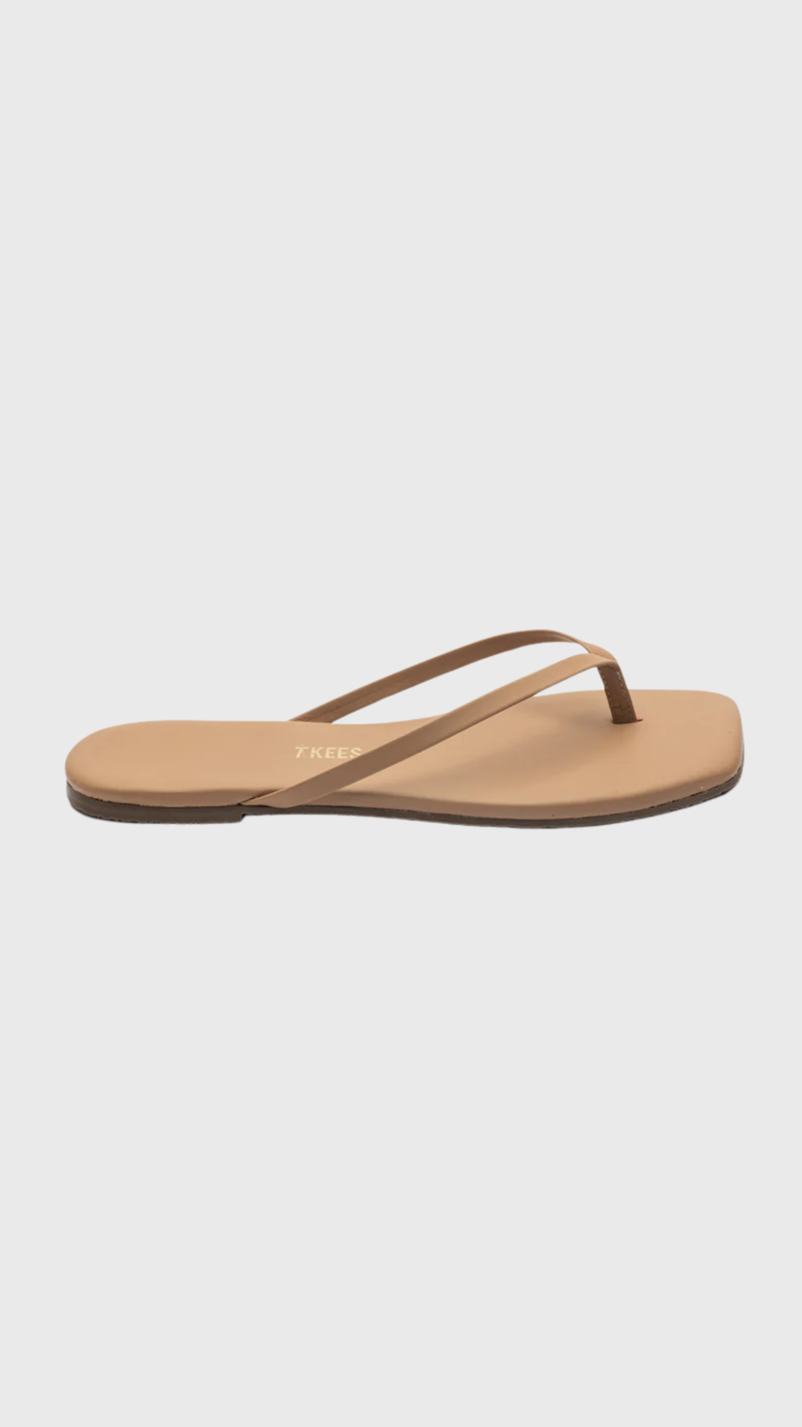 Tkees Square Toe Lily Sandal in Cocobutter