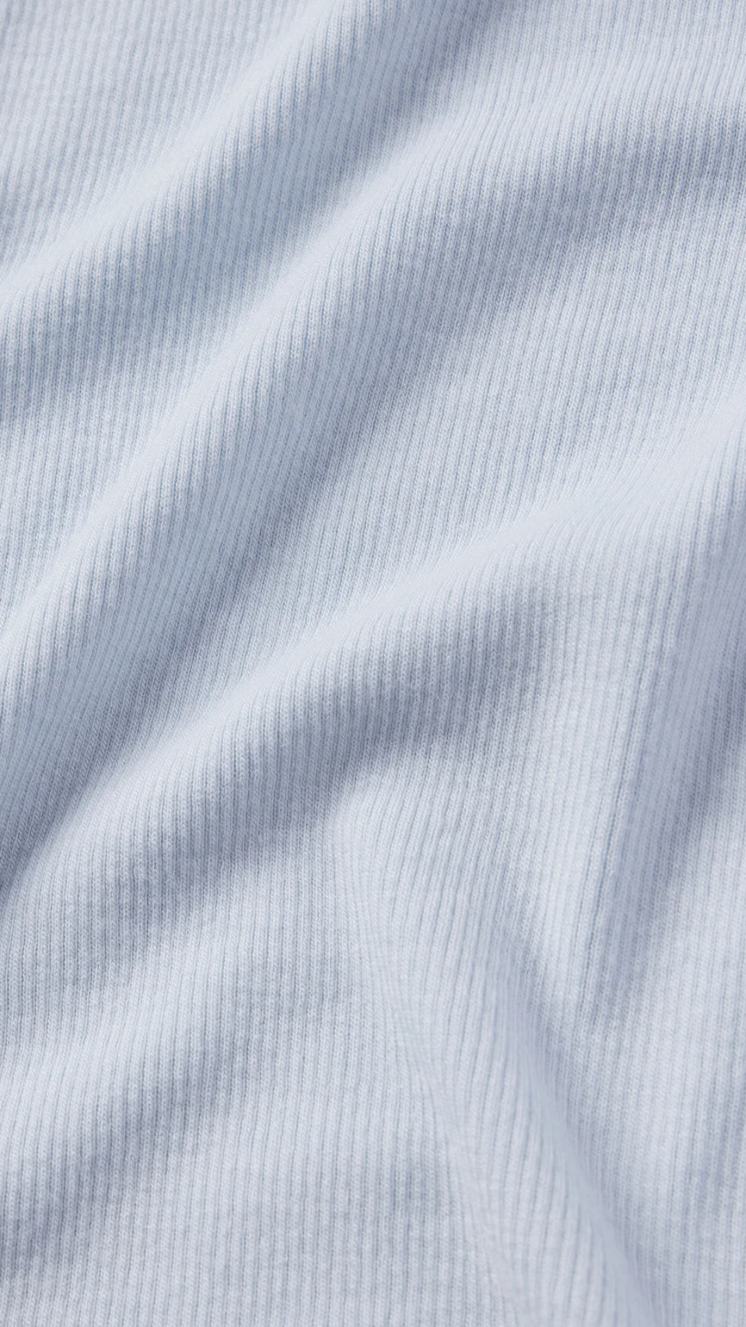 Frame The Rib Baby Tee in Sky Blue