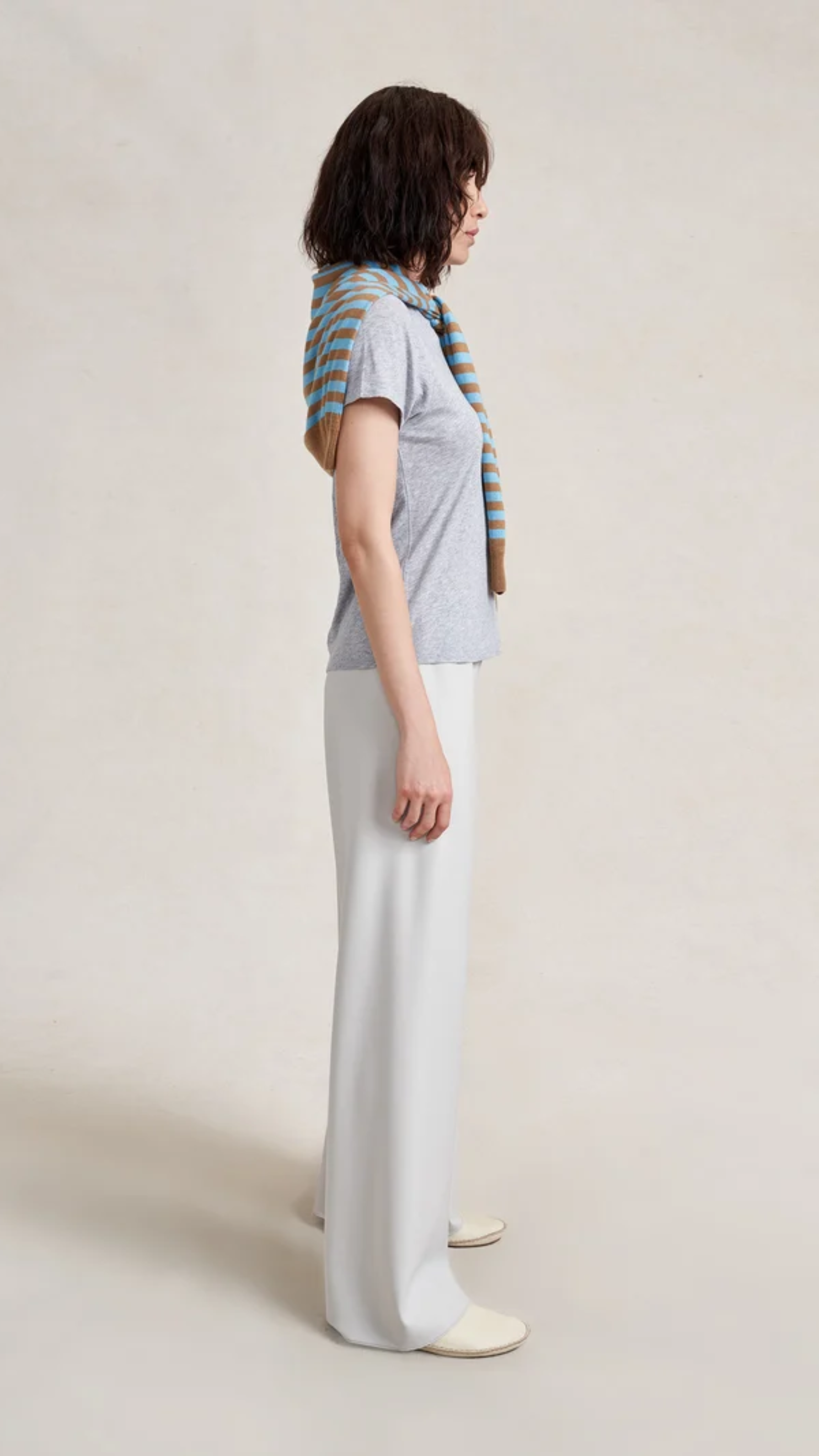 La Ligne Colby Pant in Stone