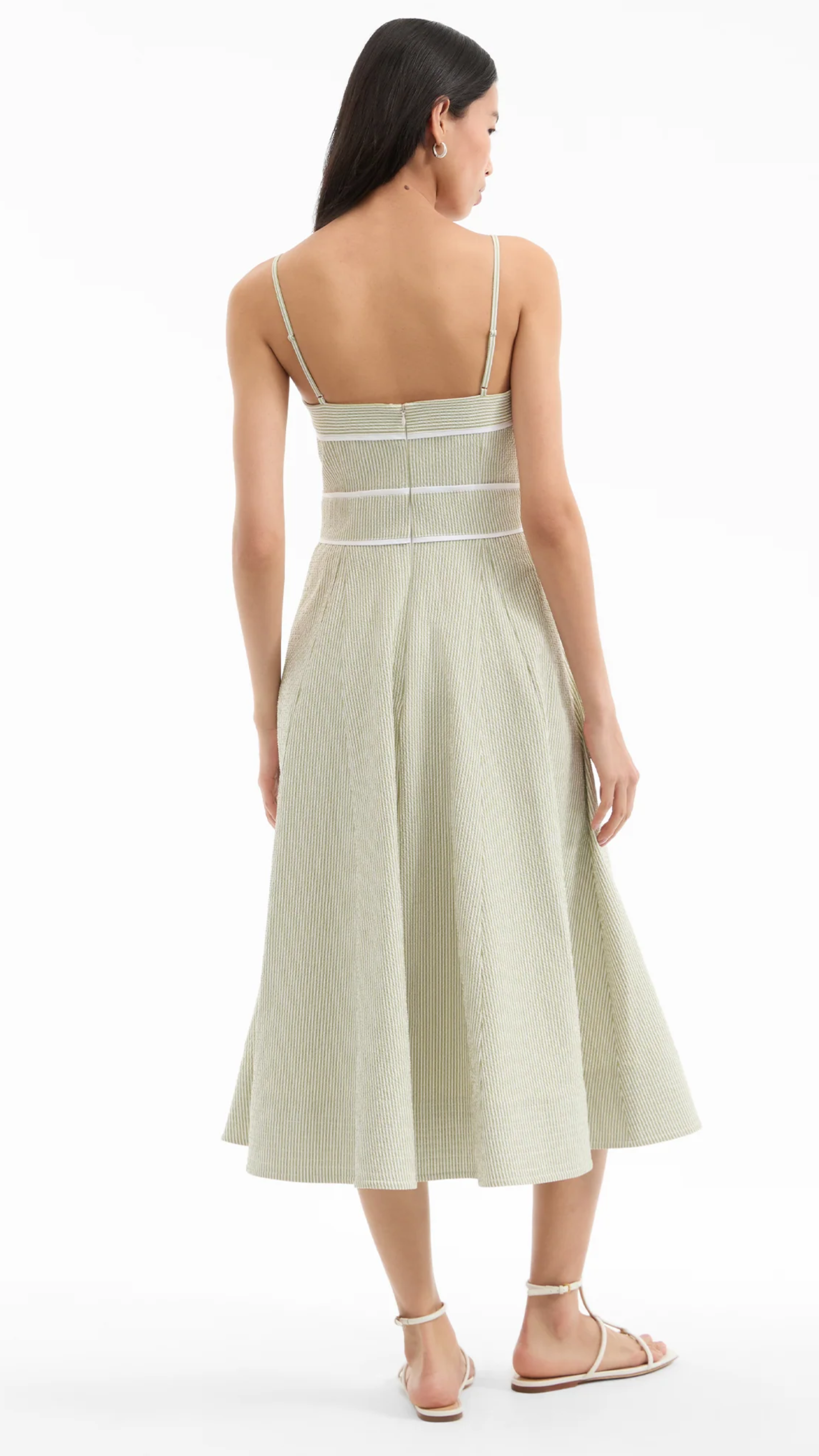 Veronica Beard Janis Dress in Lime Dove