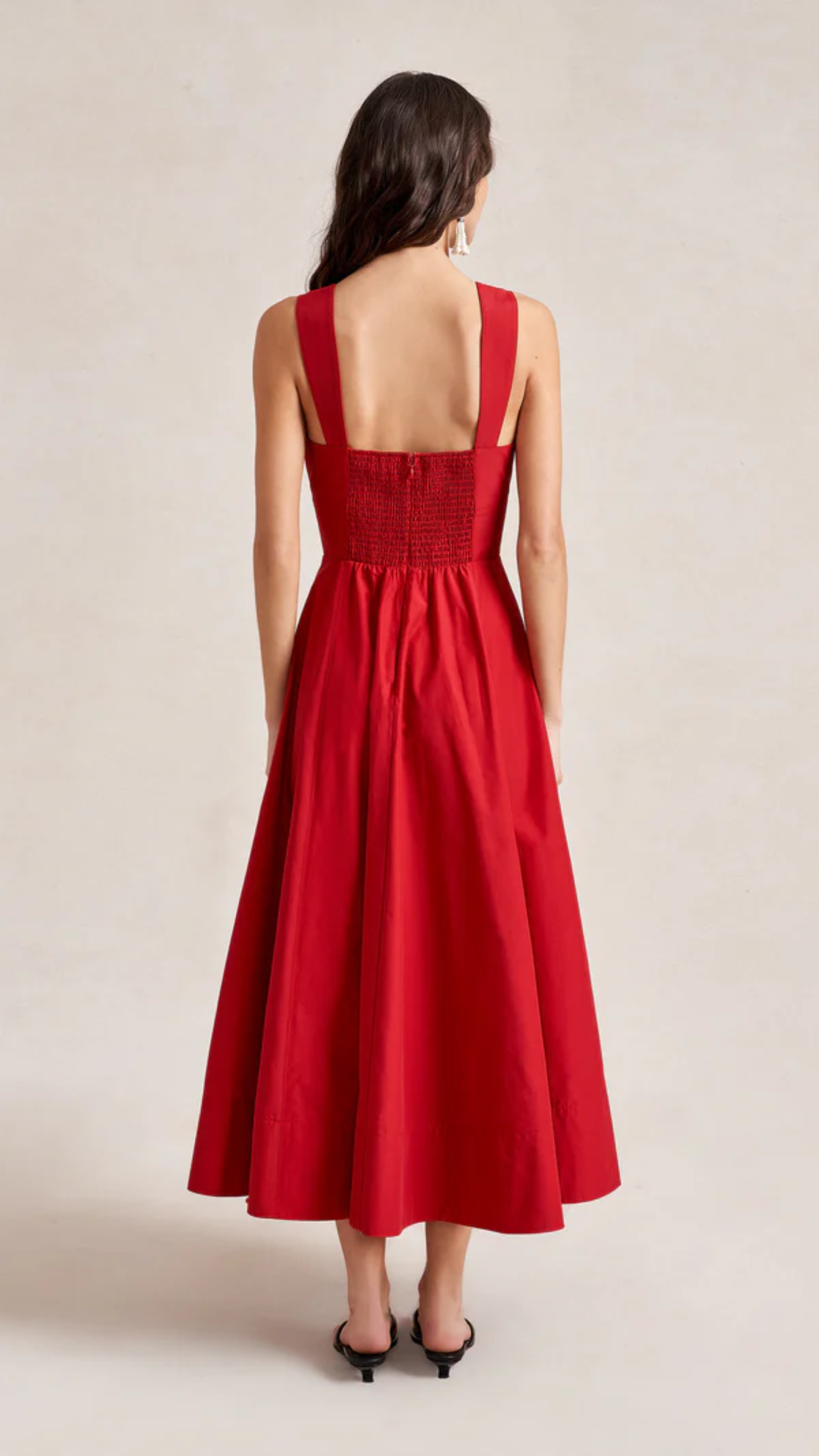 La Ligne Myrtle Dress in Lipstick