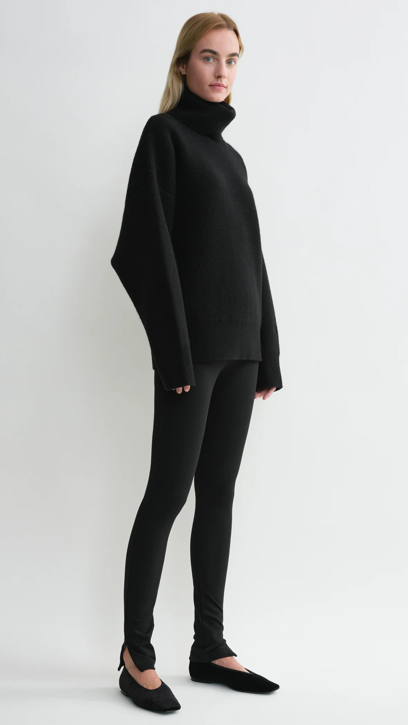Toteme Zip Leggings in Black