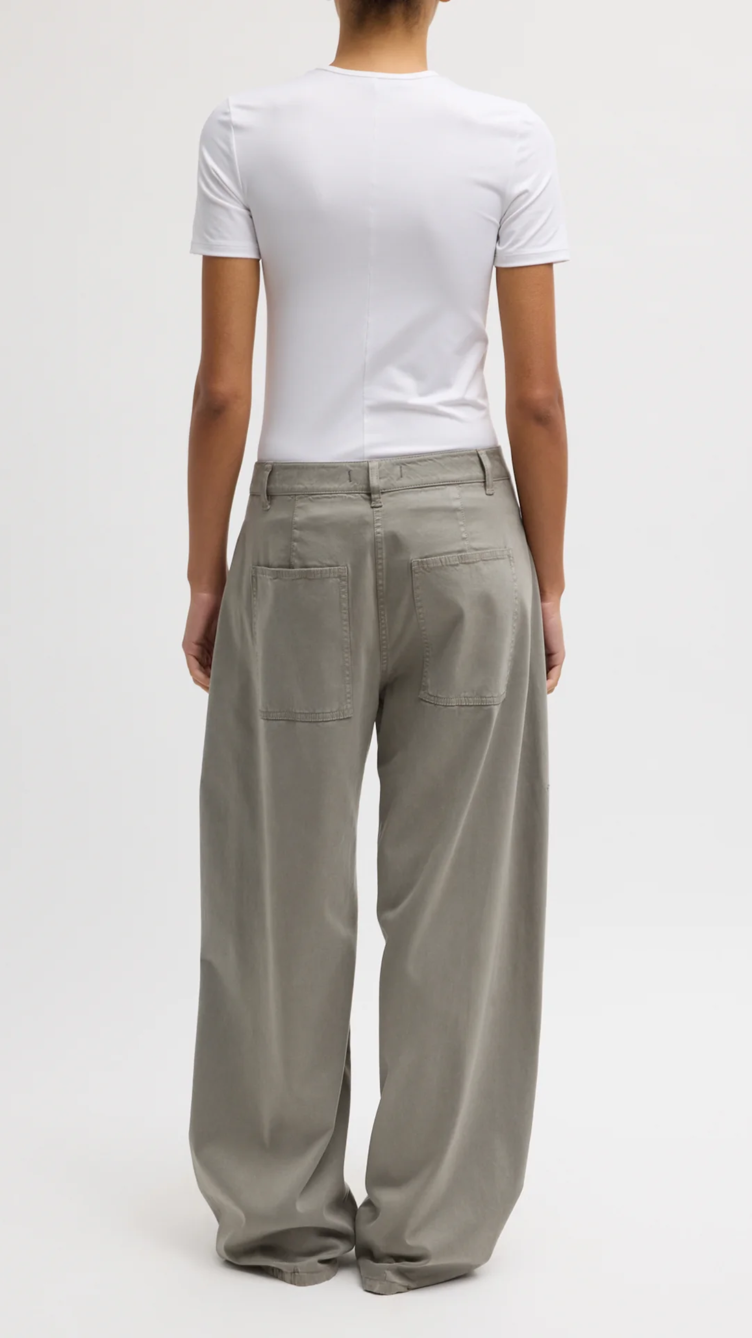 Tibi Reactive Vintage Garment Dyed Sid Pant